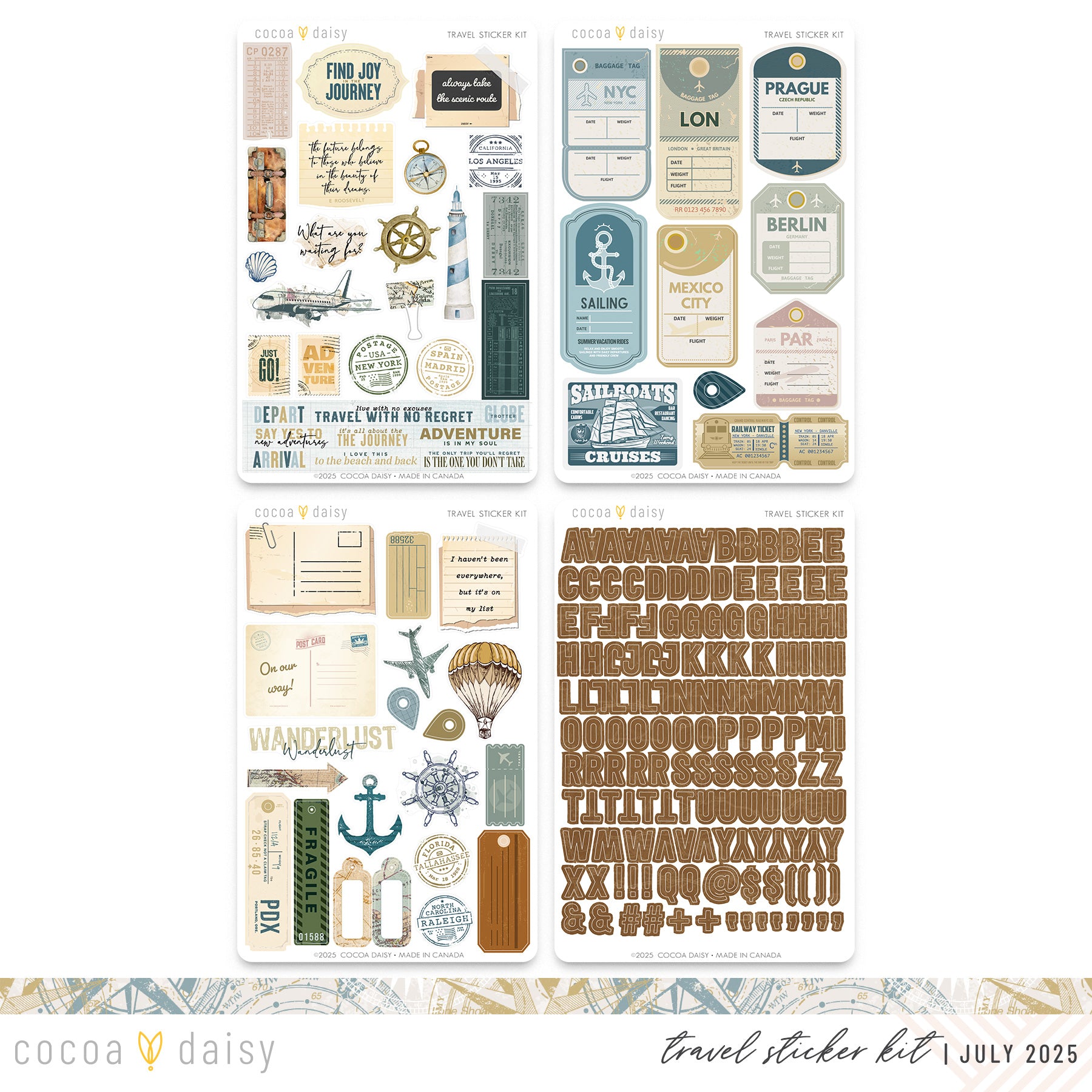 PREORDER: Limited Edition Travel Bonus Kit and Sticker Kit Bundle