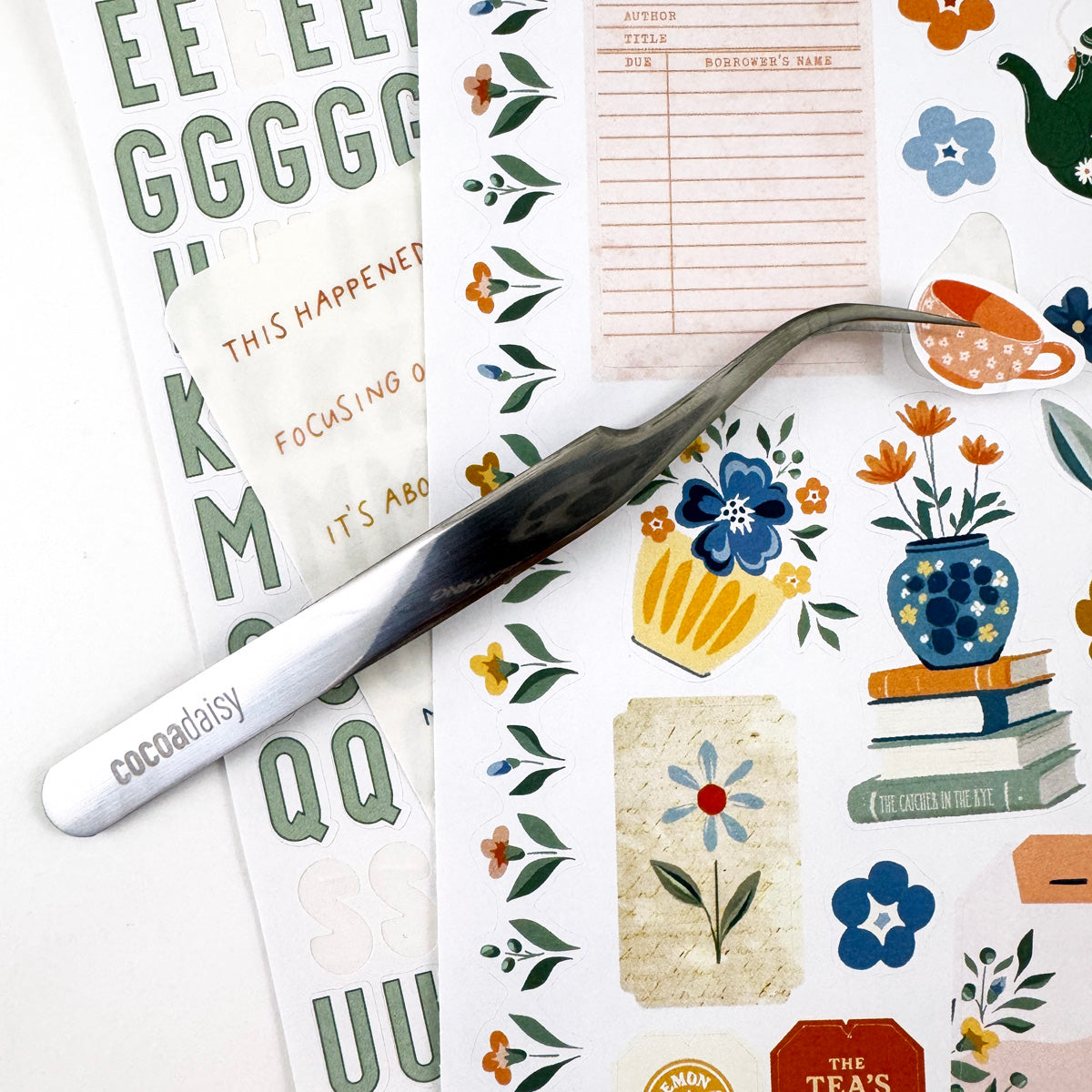 Cocoa Daisy Branded Angled Tweezers