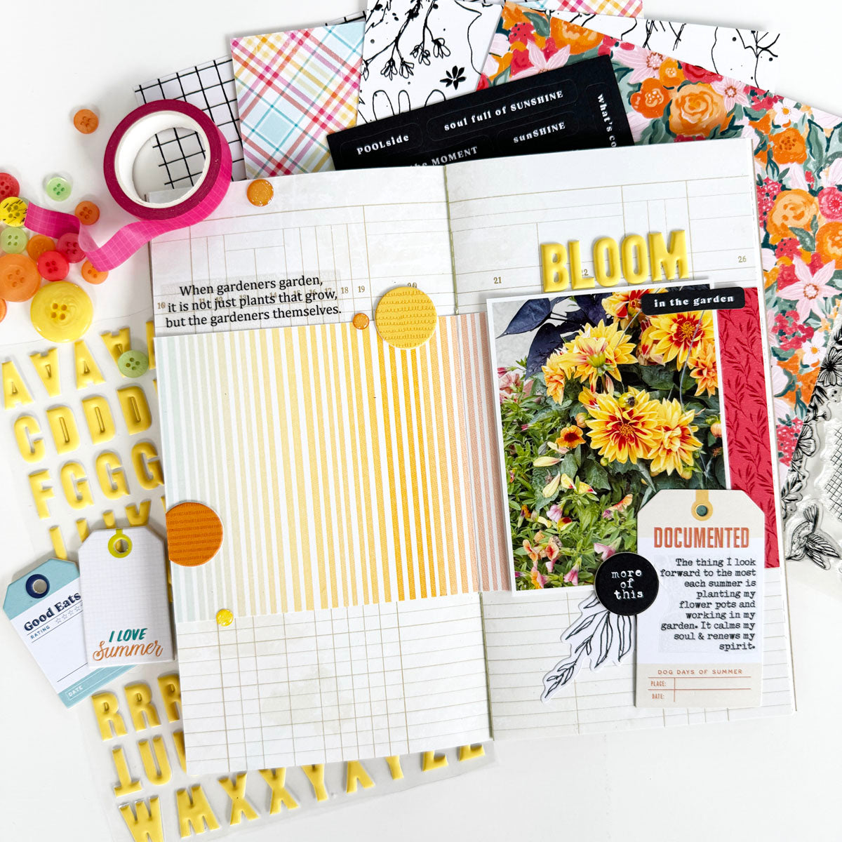 Sun-drenched Scrapbooking Kit - No Add Ons - August 2024