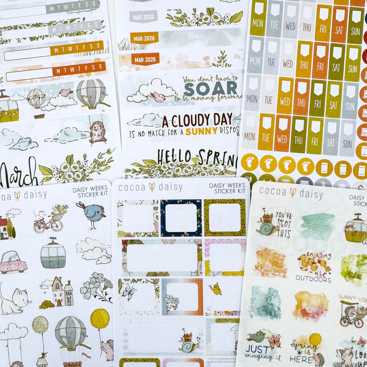 Daisy Weeks Sticker Kit Subscription - 1 month