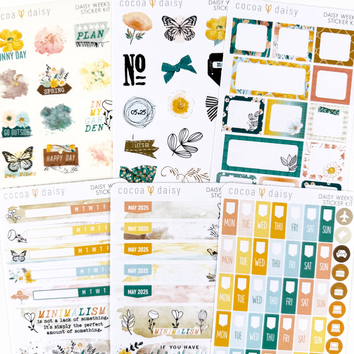 Daisy Weeks Sticker Kit Subscription - 1 month