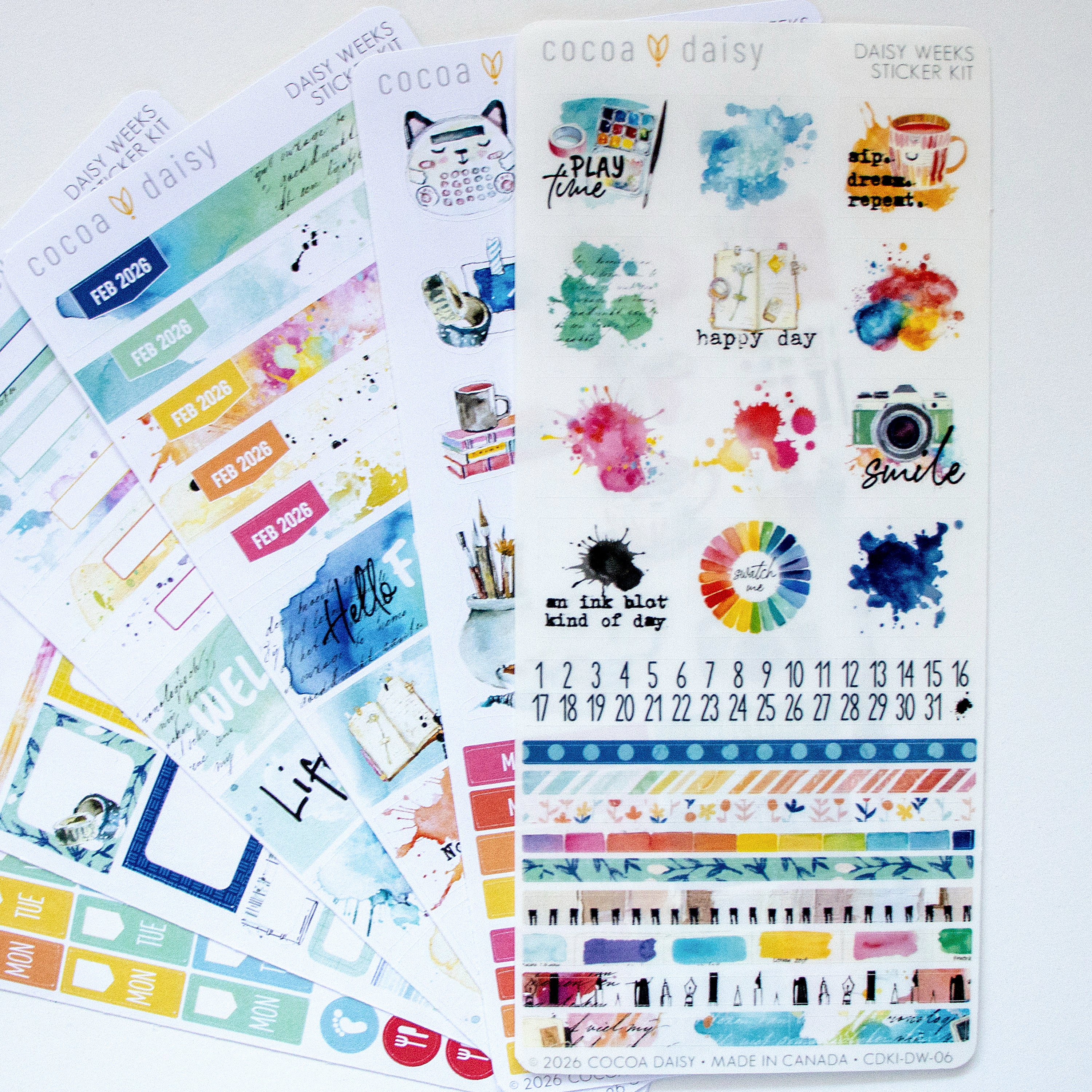 Daisy Weeks Sticker Kit Subscription - 1 month