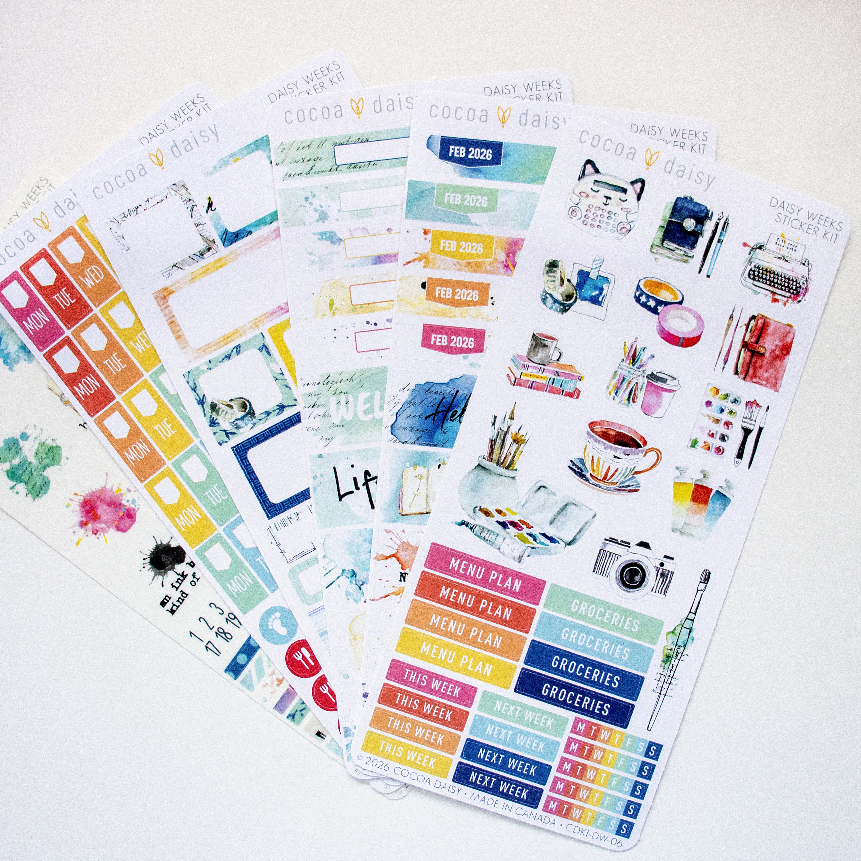 Daisy Weeks Sticker Kit Subscription - 1 month