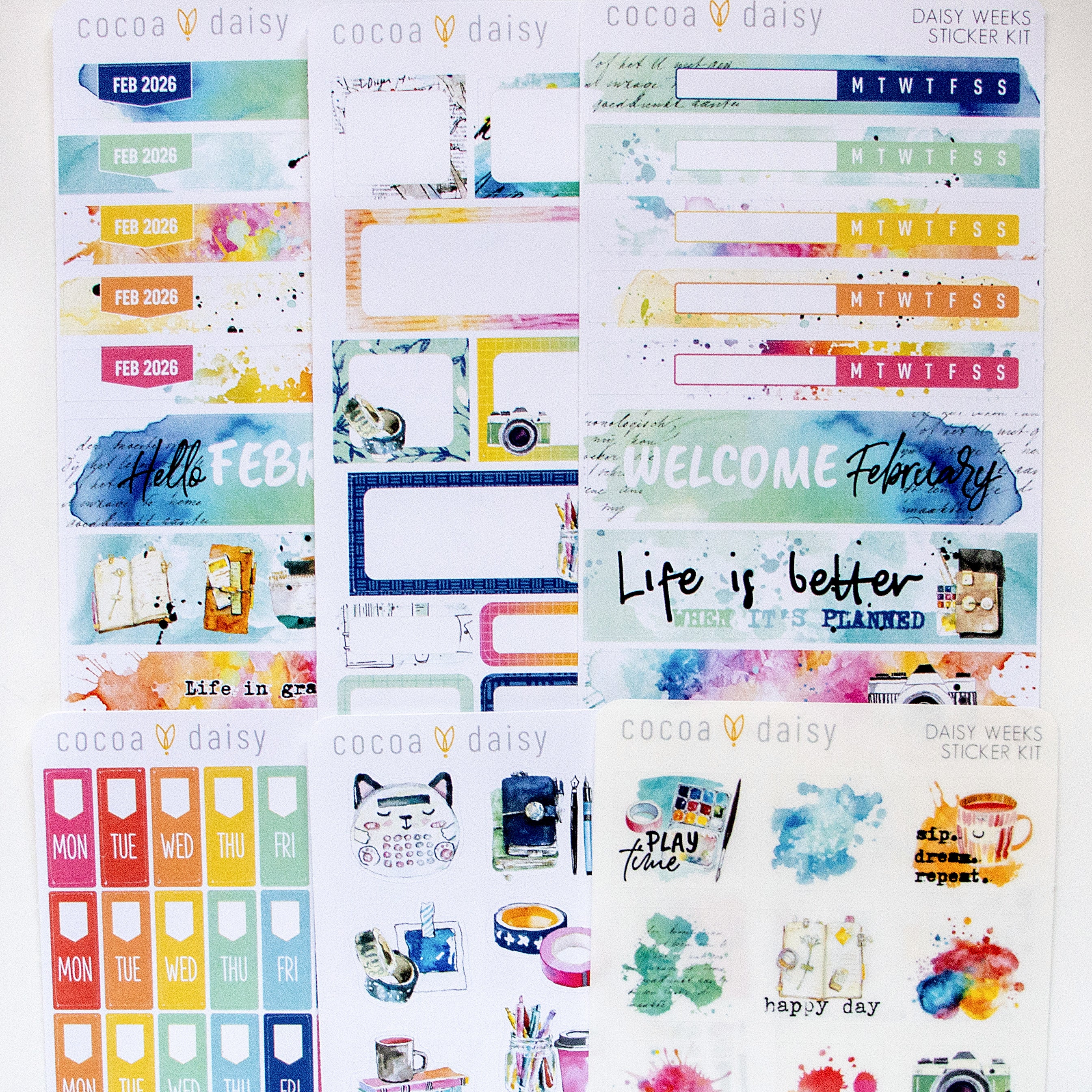 Daisy Weeks Sticker Kit Subscription - 1 month