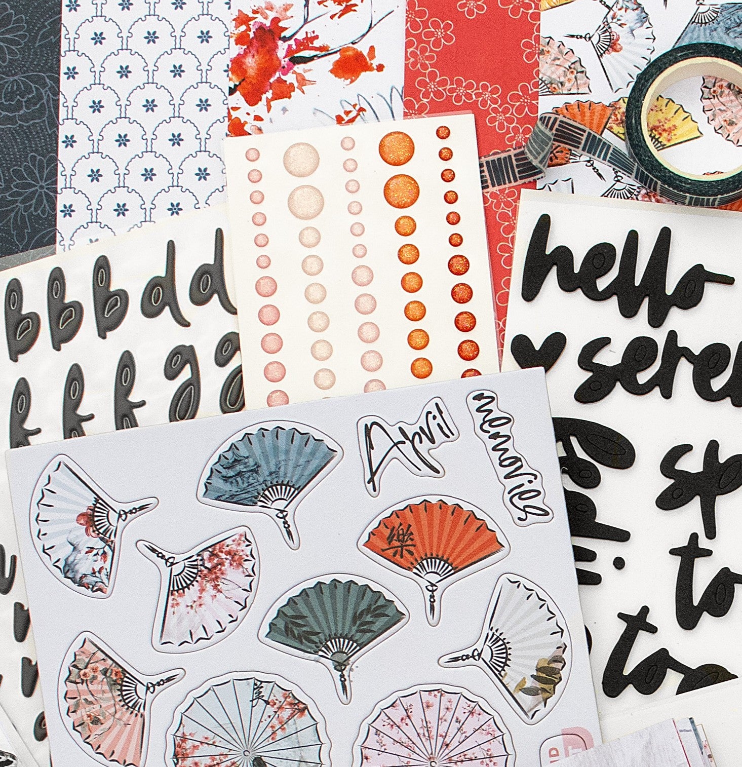 Serenity Enamel Glitter Dots - April 2025
