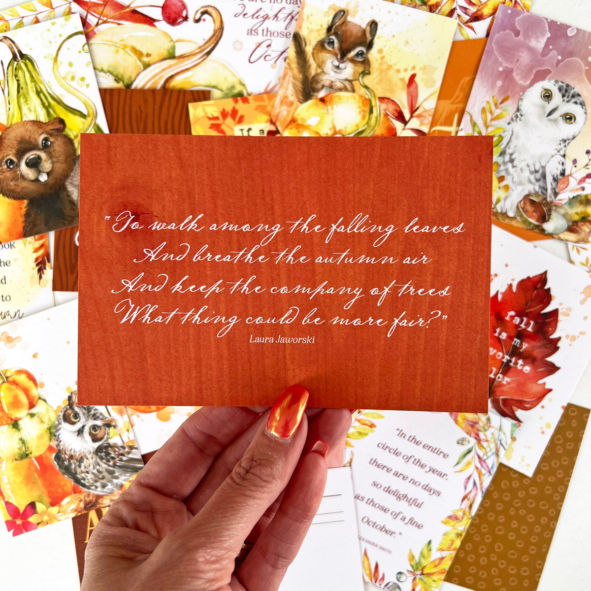 Autumn Whispers Pocket Cards Only October 2023