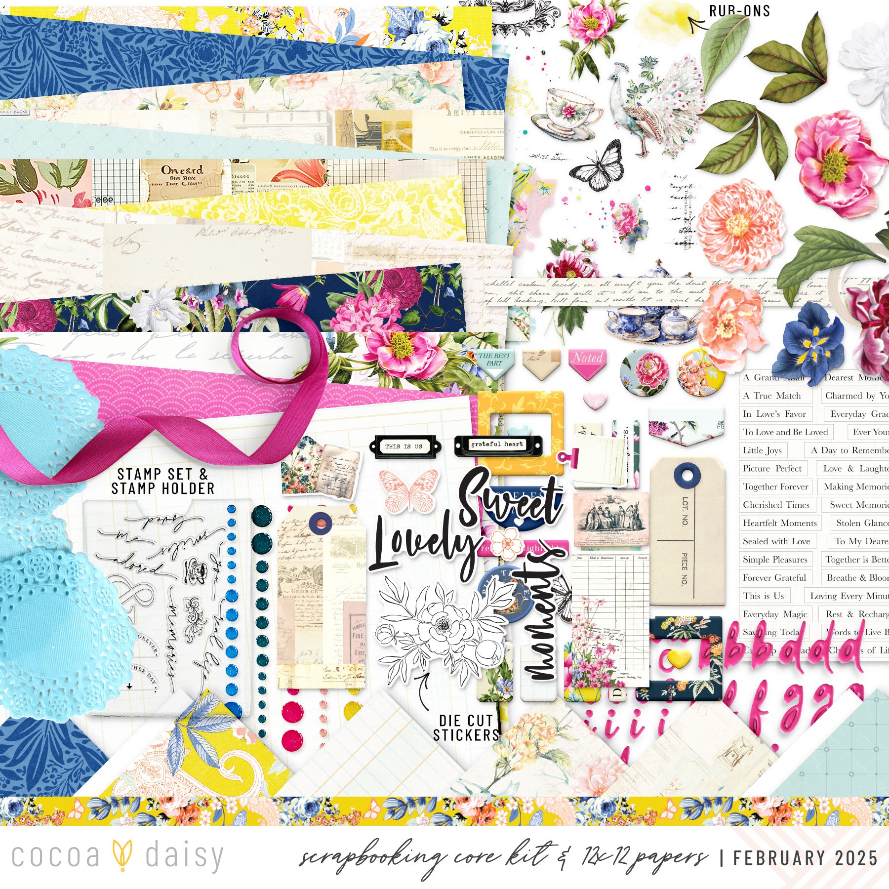 Scrapbooking Kit Subscription - Choose Your Add On - 1 month