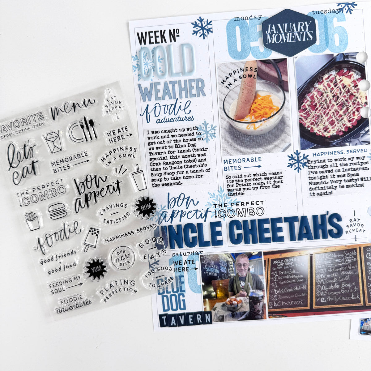 Foodie Stamp Set by Paislee Press