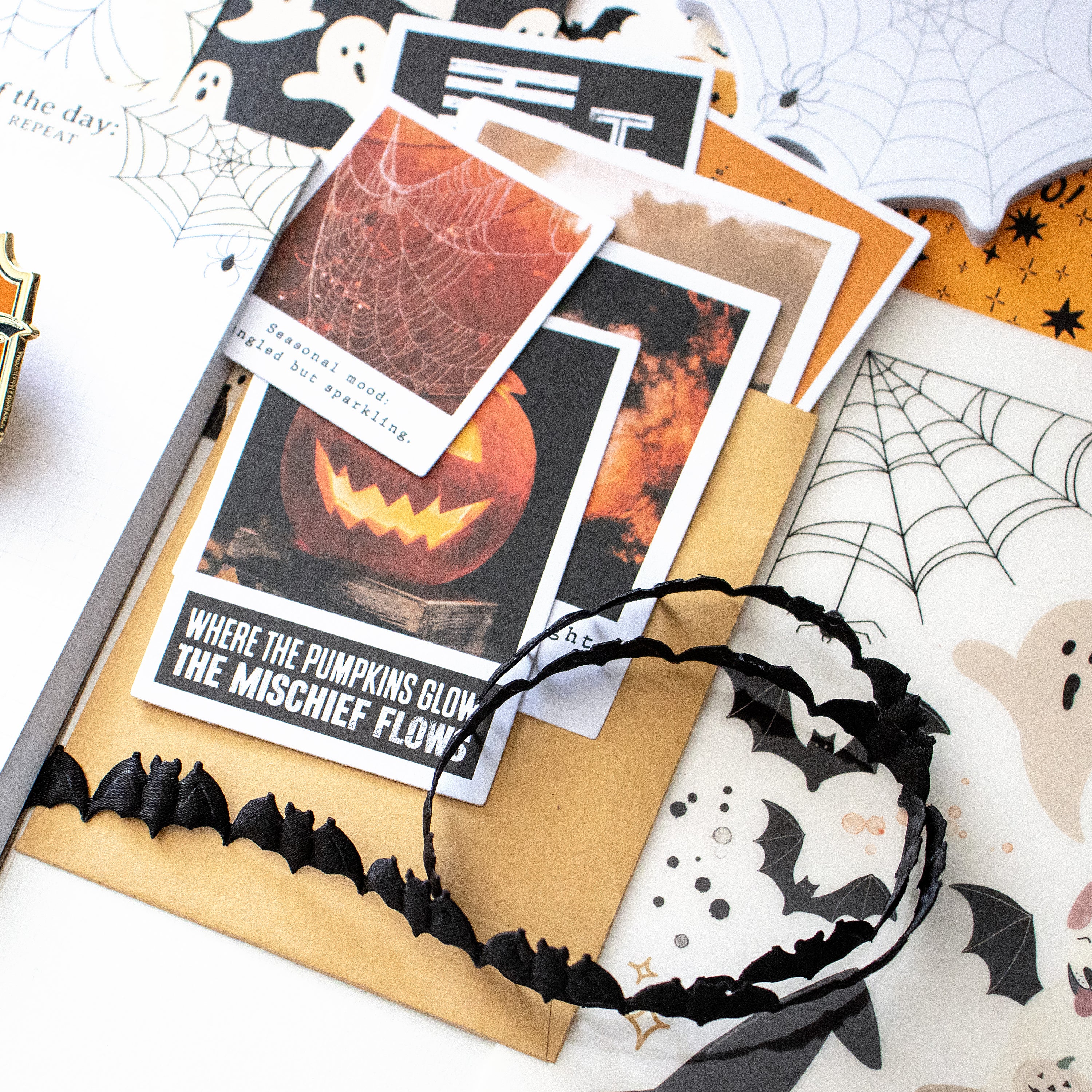 Halloween 2025 Bat Ribbon