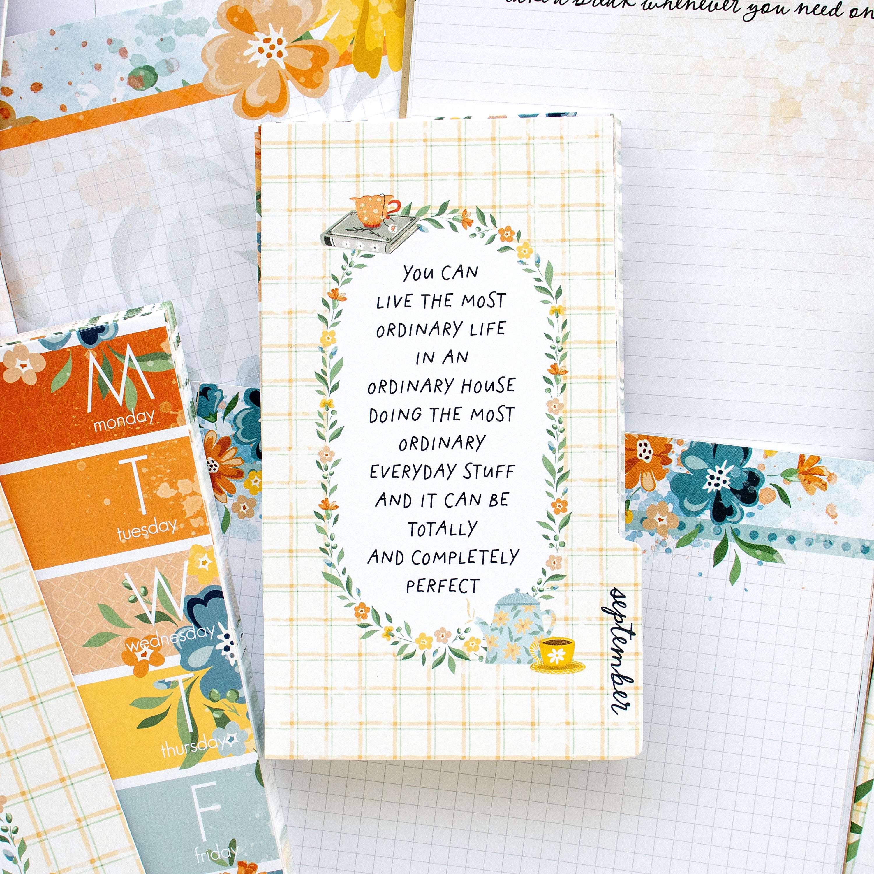 Chapters of September Inserts or notebook Only - Choose your size - September 2025