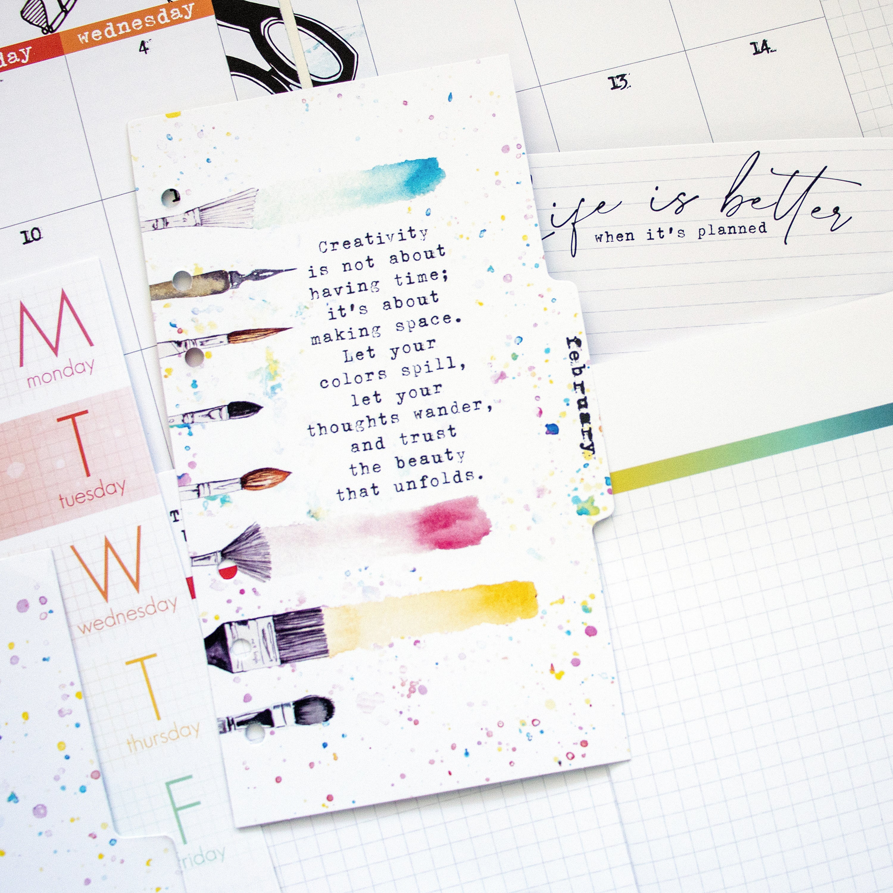 Insert or Notebook Only Subscription - Choose your size - 1 month