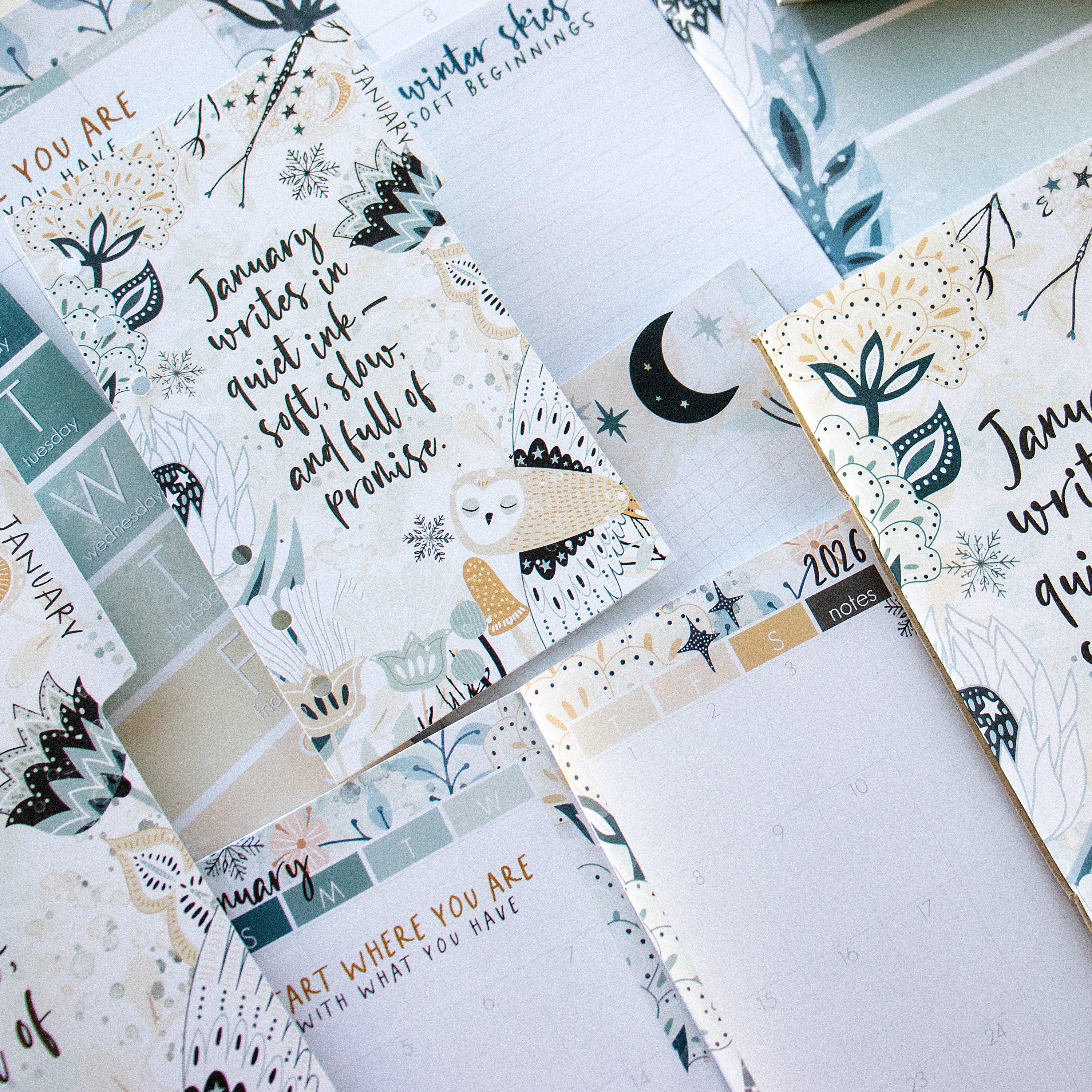 Insert or Notebook Only Subscription - Choose your size - 1 month