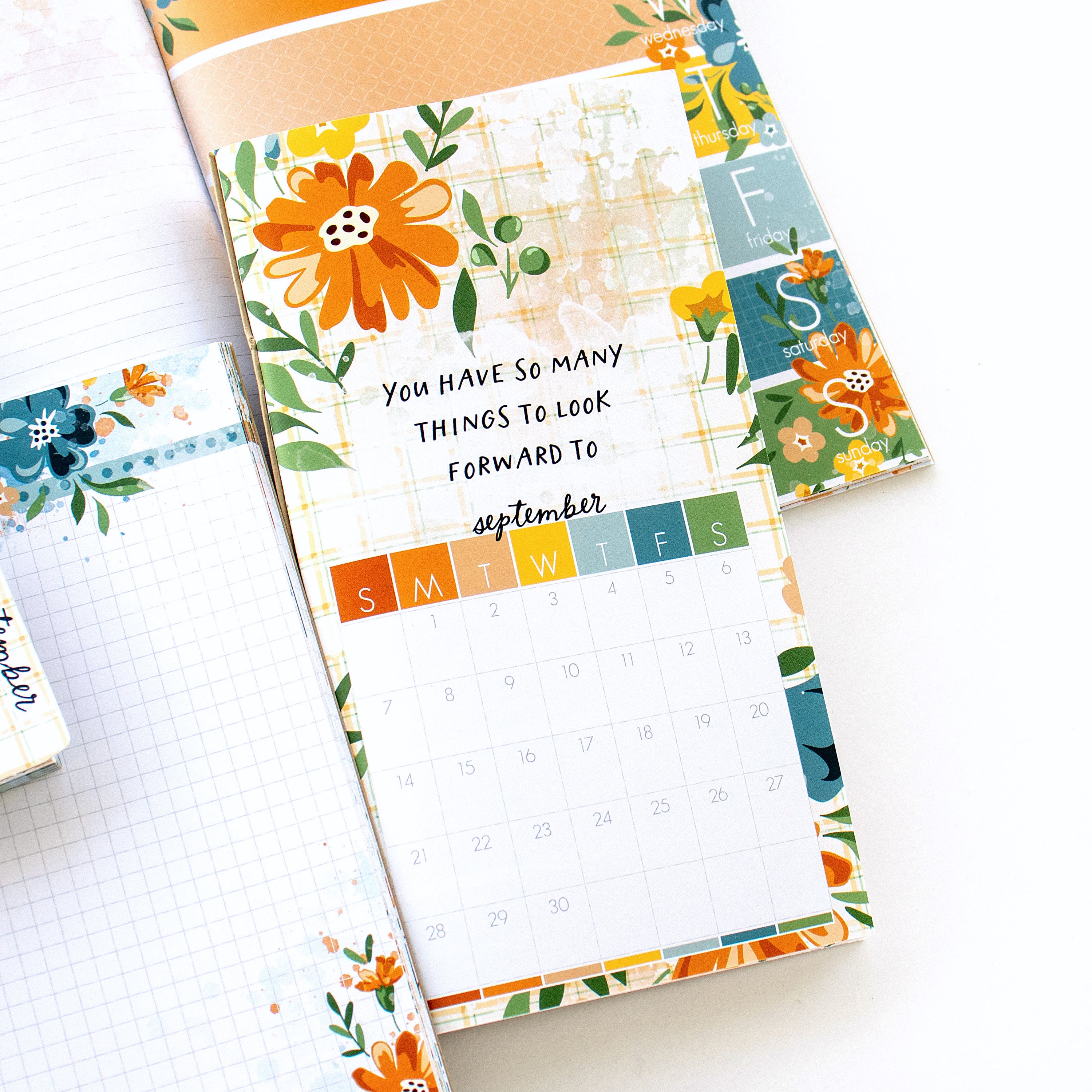 Chapters of September Inserts or notebook Only - Choose your size - September 2025