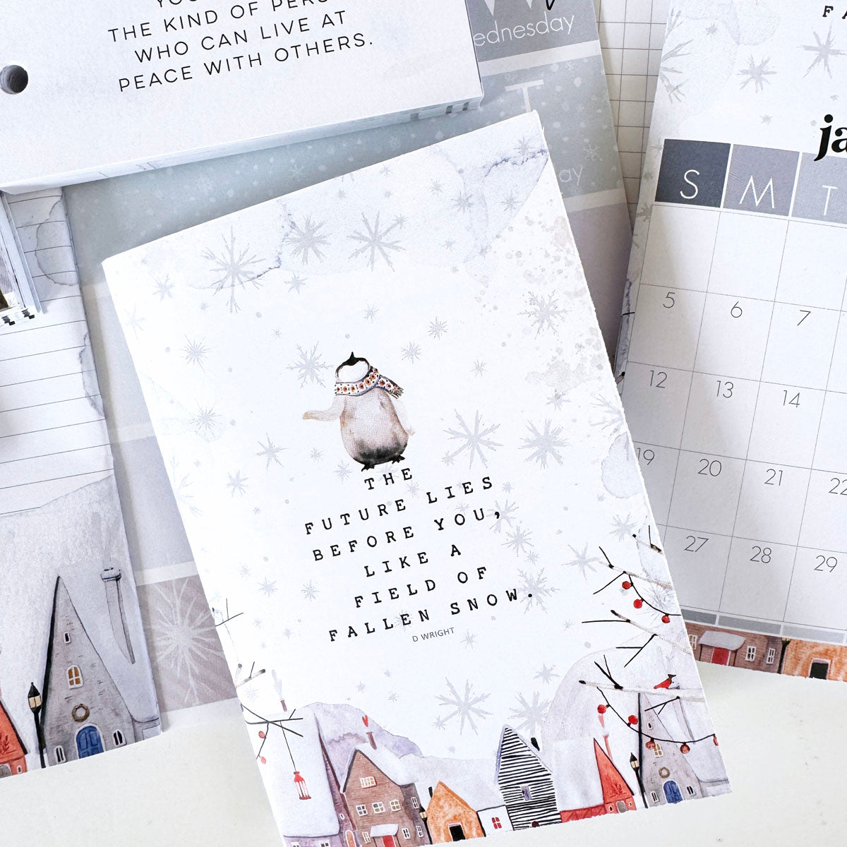 Nordic Nights Inserts or notebook Only - Choose your size - January 2025