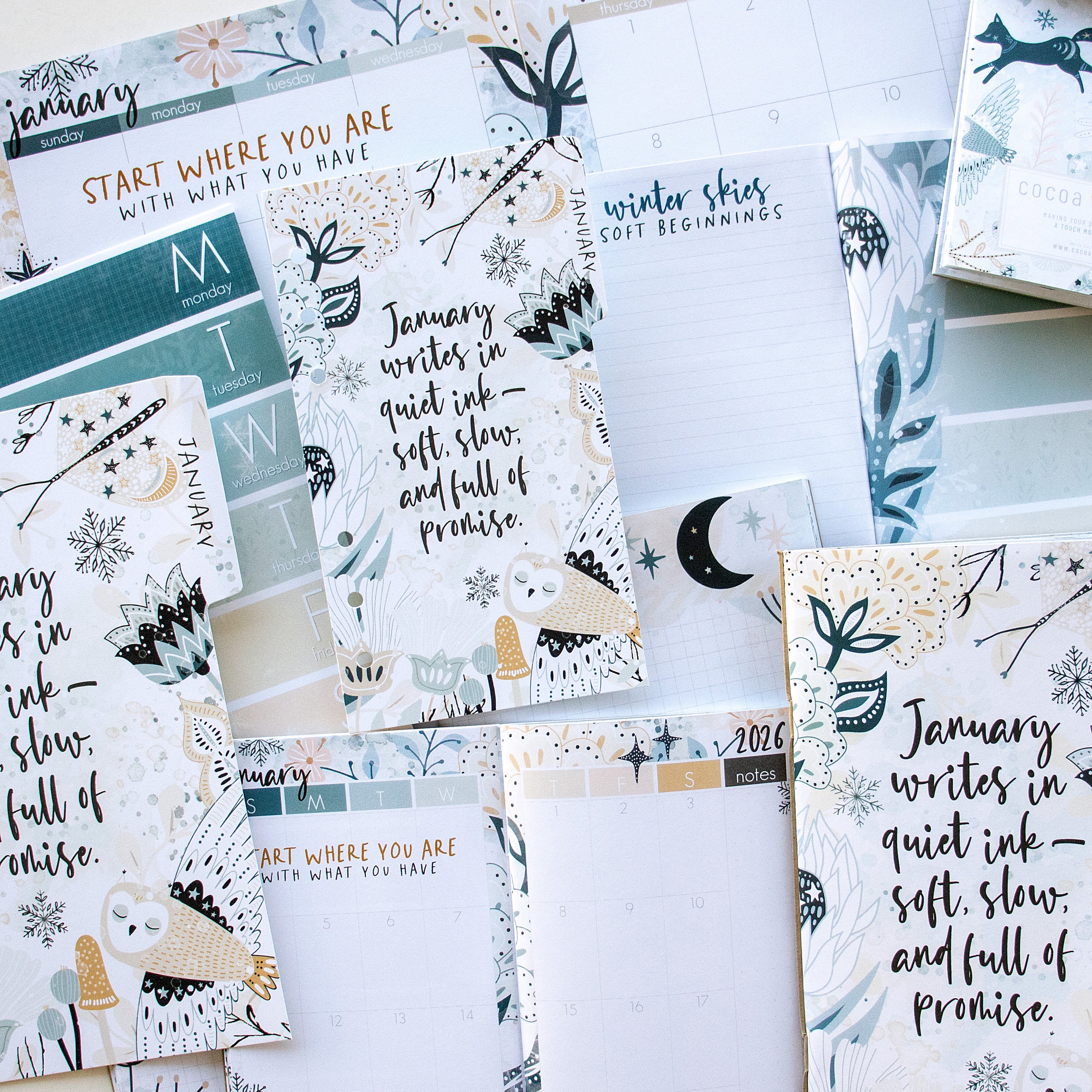 Insert or Notebook Only Subscription - Choose your size - 1 month