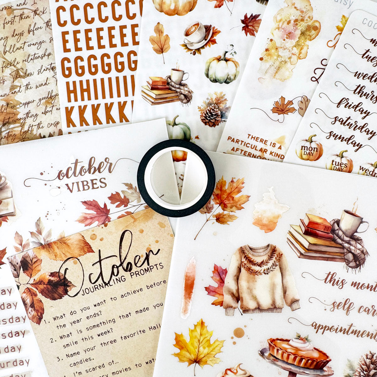 Cozy Season Journaling Kit October 2024