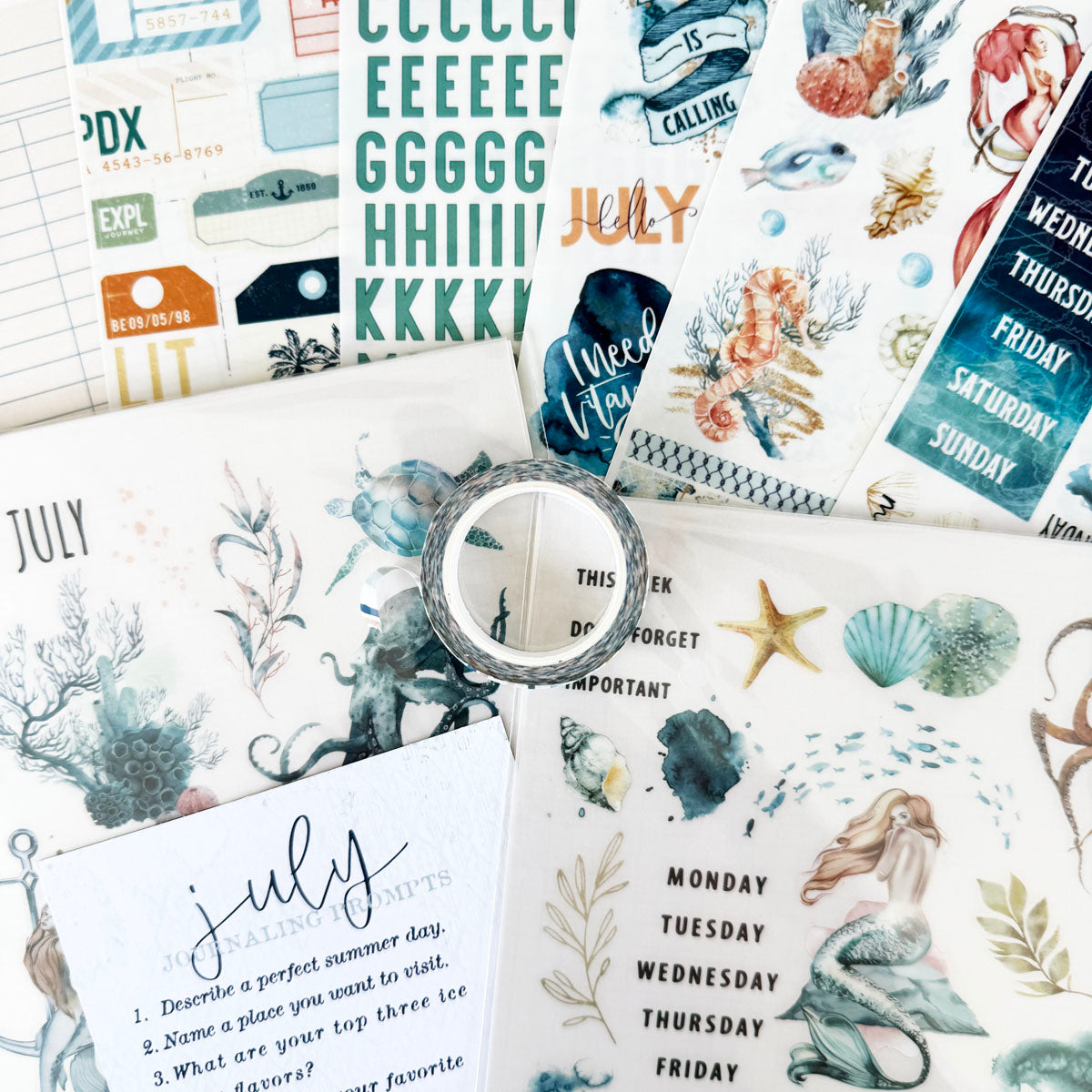 Journaling Kit Subscription 1 month Cocoa Daisy
