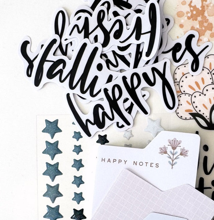 Wisdom & Wonder Adhesive Backed Vellum Words - January 2026