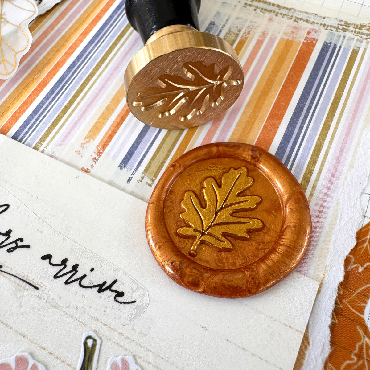 Leaf Stamp Seal