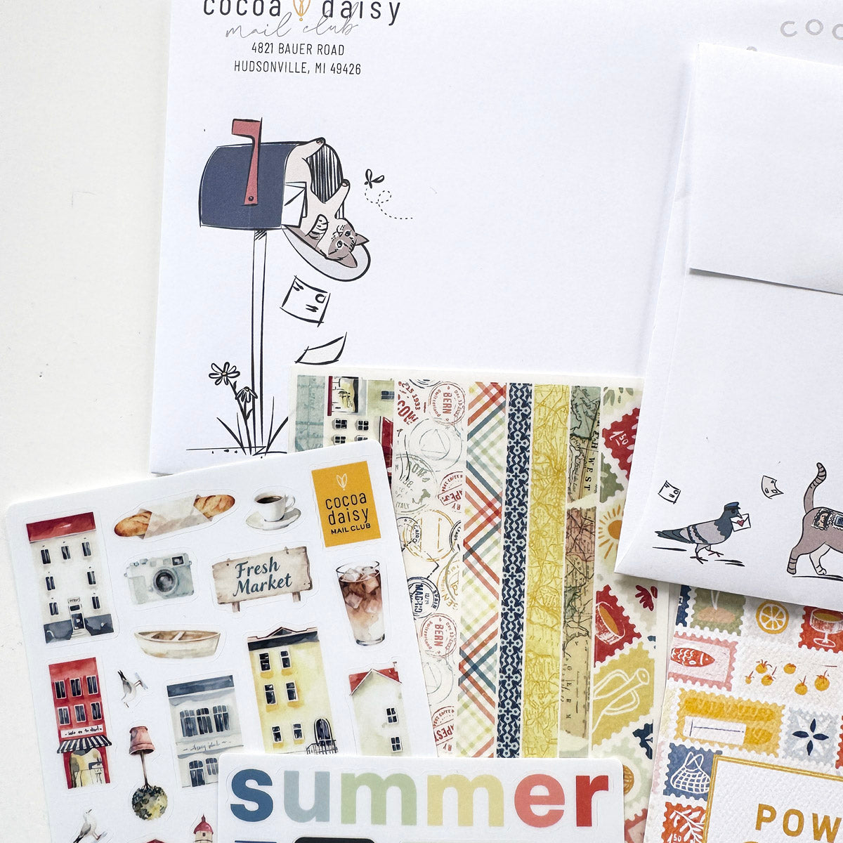 Summer Avenue Cocoa Daisy Mail Club Kit - June 2026