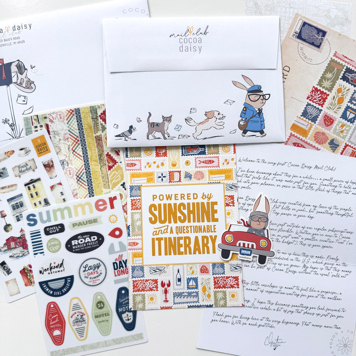 Summer Avenue Cocoa Daisy Mail Club Kit - June 2026