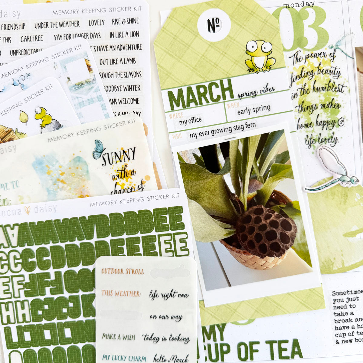 Memory Keeping Sticker Kit Subscription - 1 month