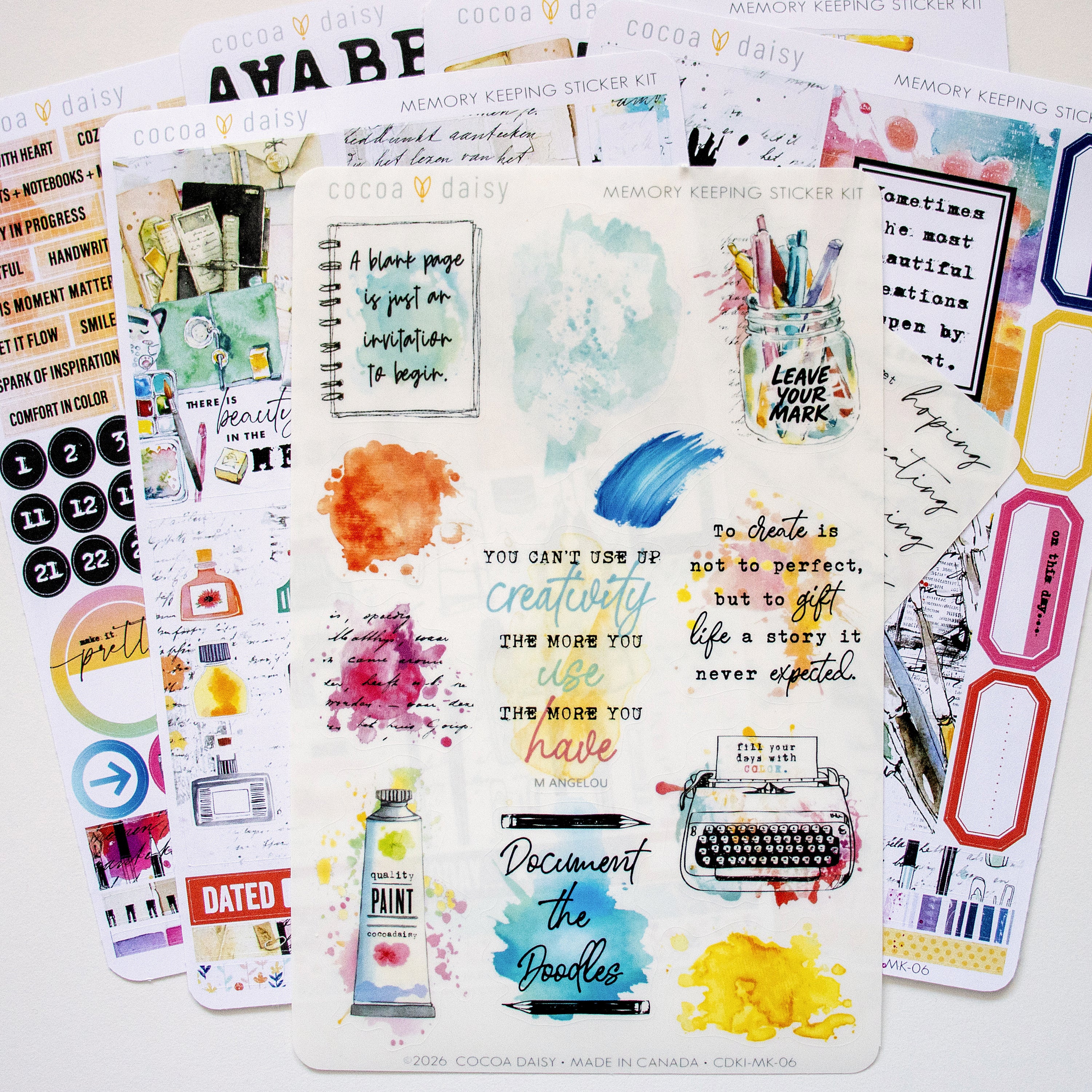 Memory Keeping Sticker Kit Subscription - 1 month