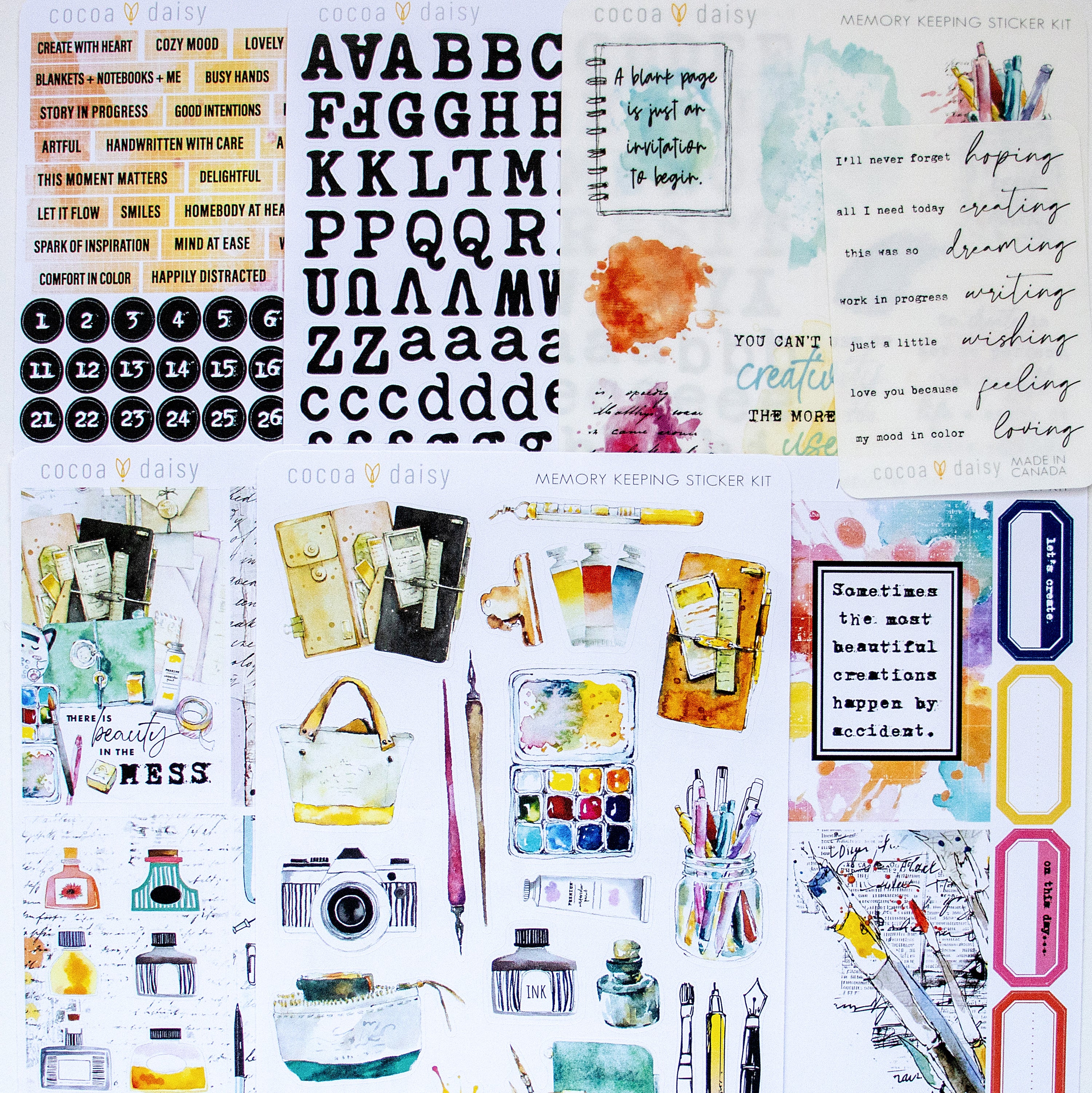 Memory Keeping Sticker Kit Subscription - 1 month