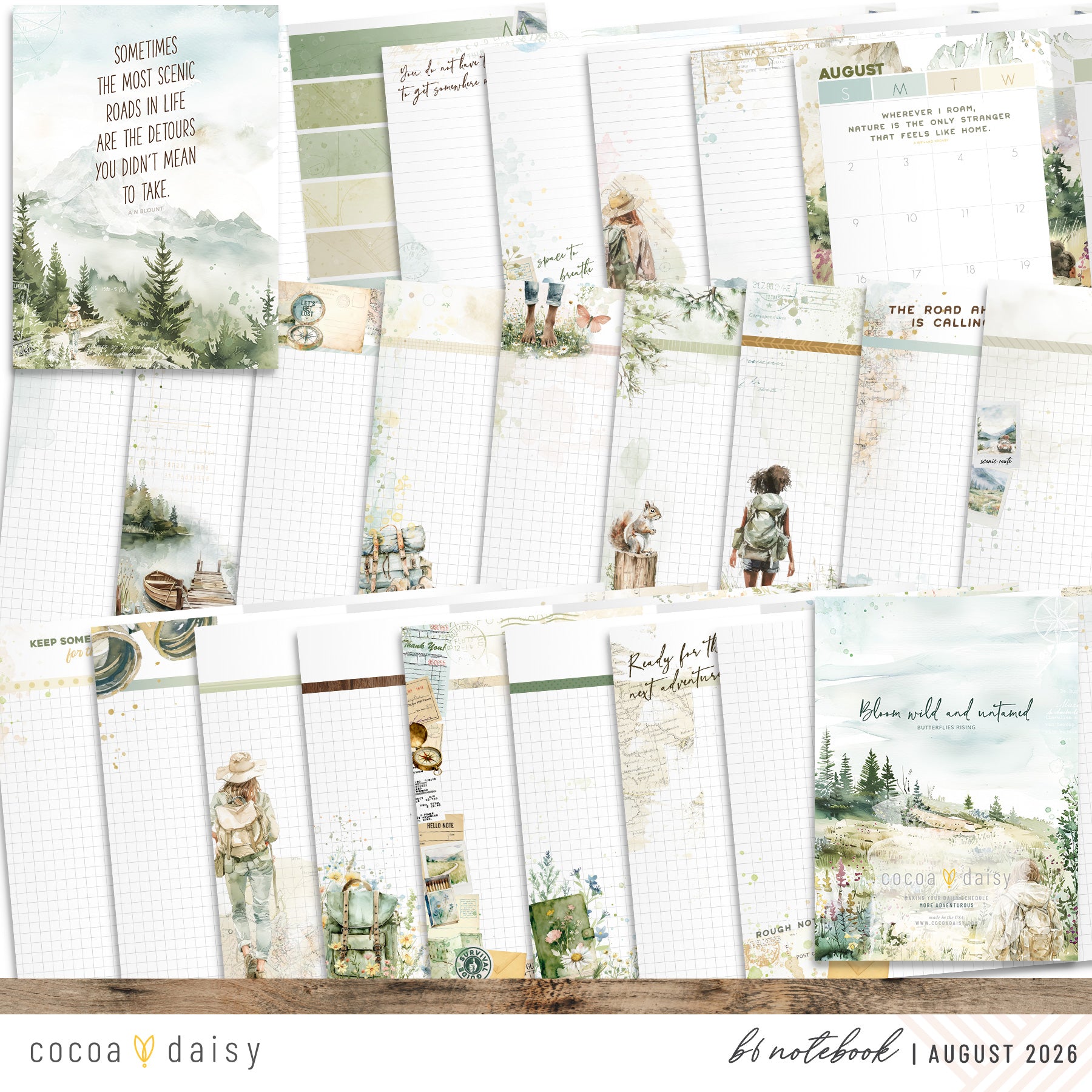 Insert or Notebook Only Subscription - Choose your size - 1 month