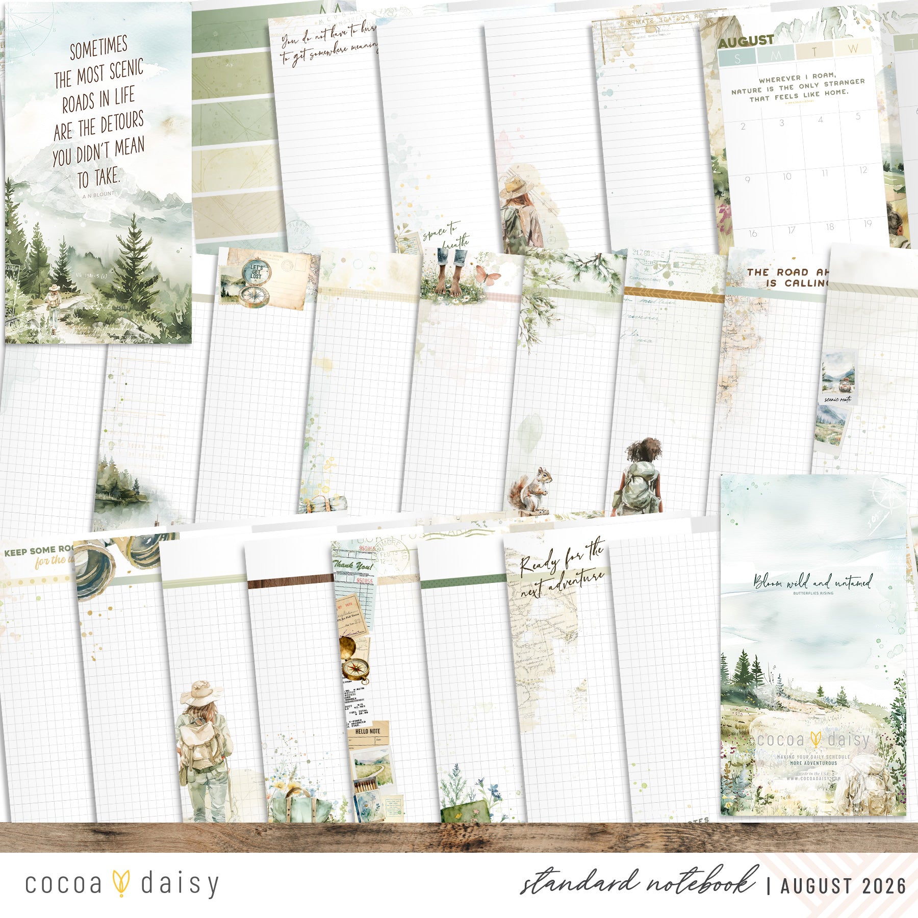 Insert or Notebook Only Subscription - Choose your size - 1 month