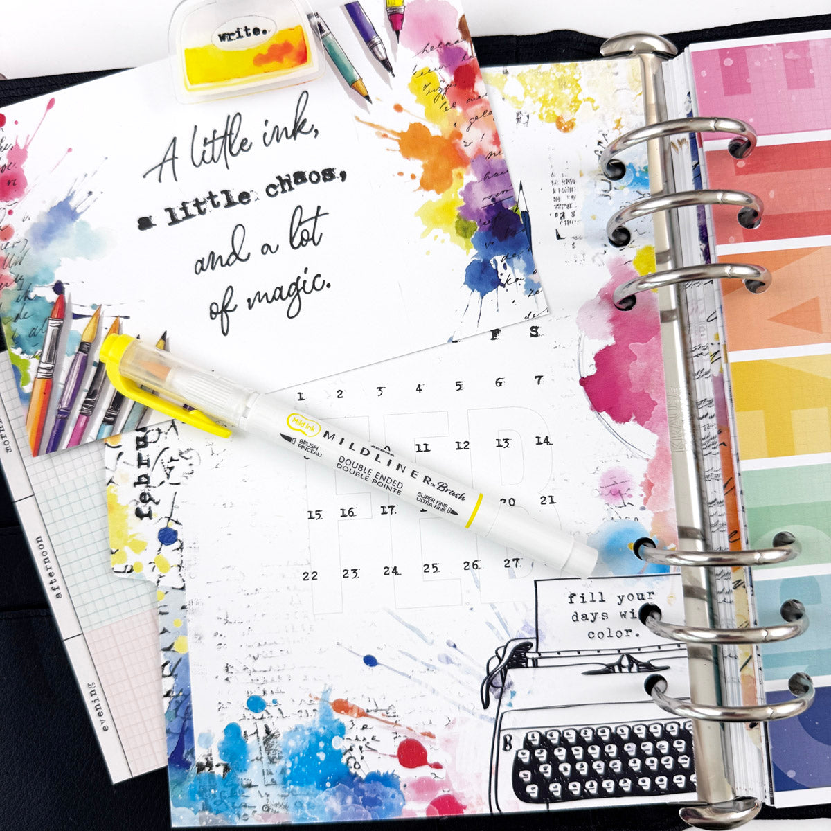 Inklings Inserts or notebook Only - Choose your size - February 2026