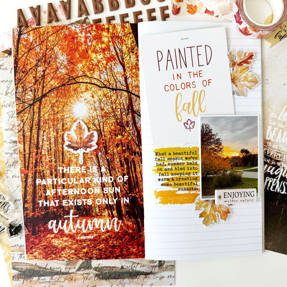 Cozy Season Scrapbooking Kit - Choose Your Add On - October 2024