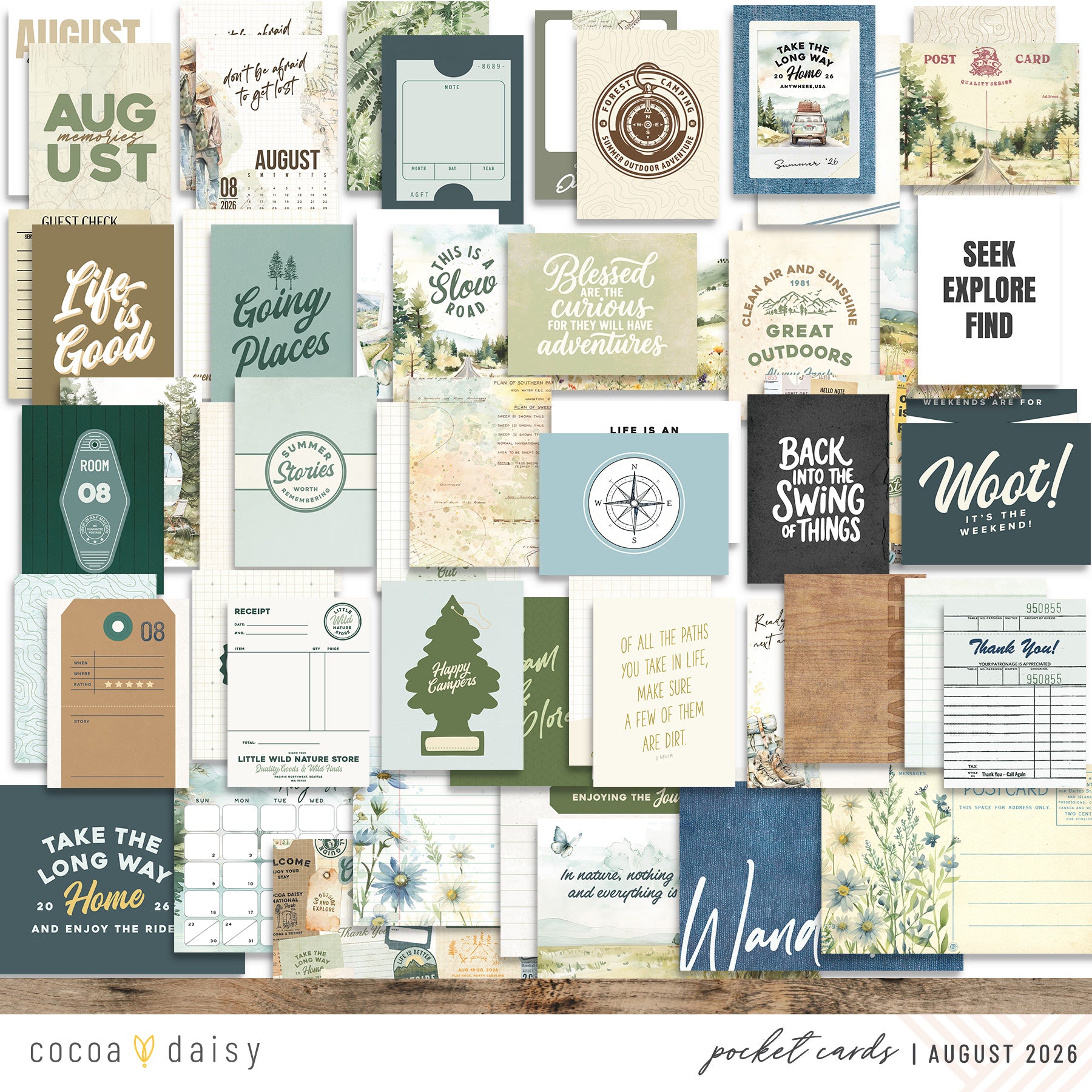 Memory Keeping Pocket Cards Subscription - 1 month