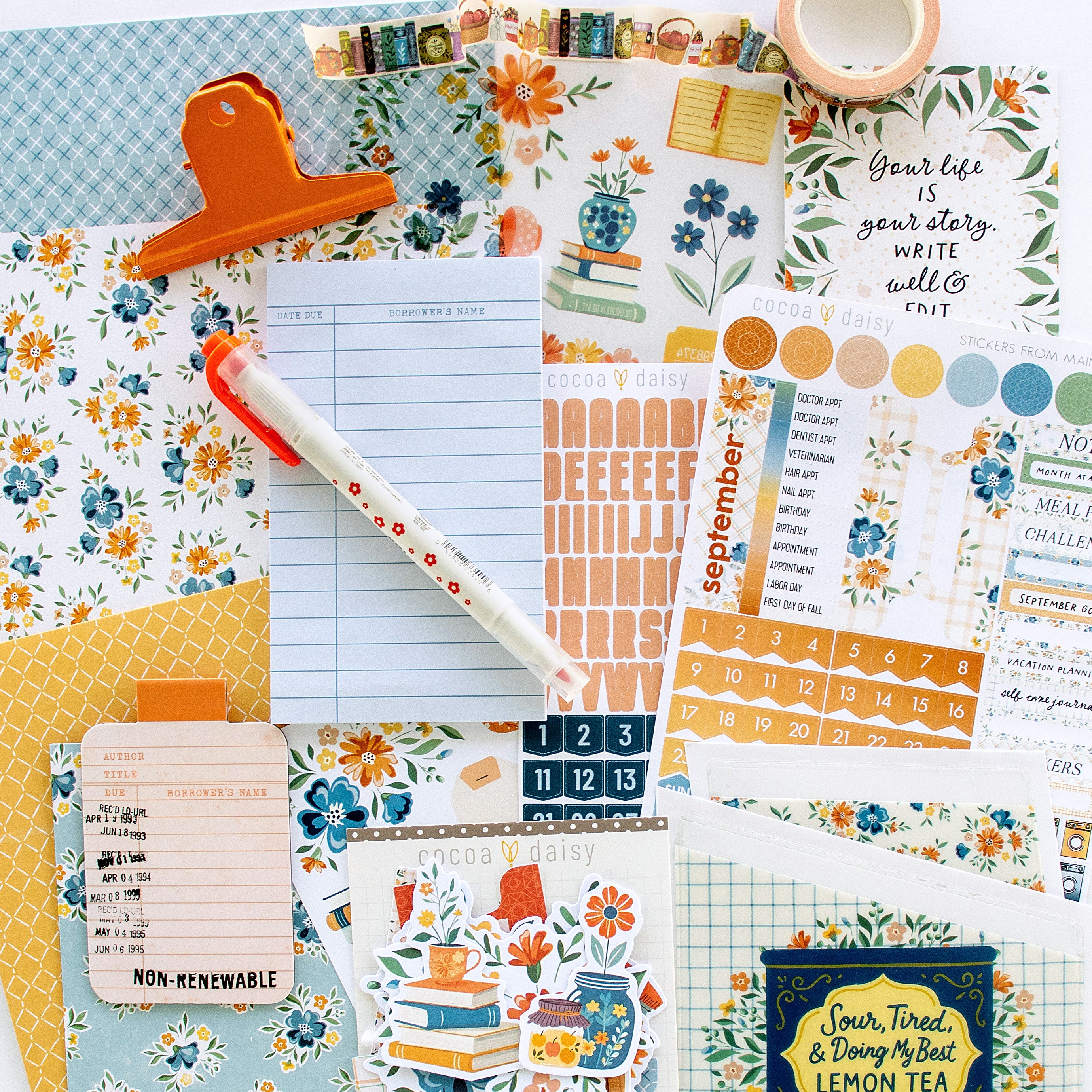 Chapters of September Planner Kit - NO INSERTS - September 2025