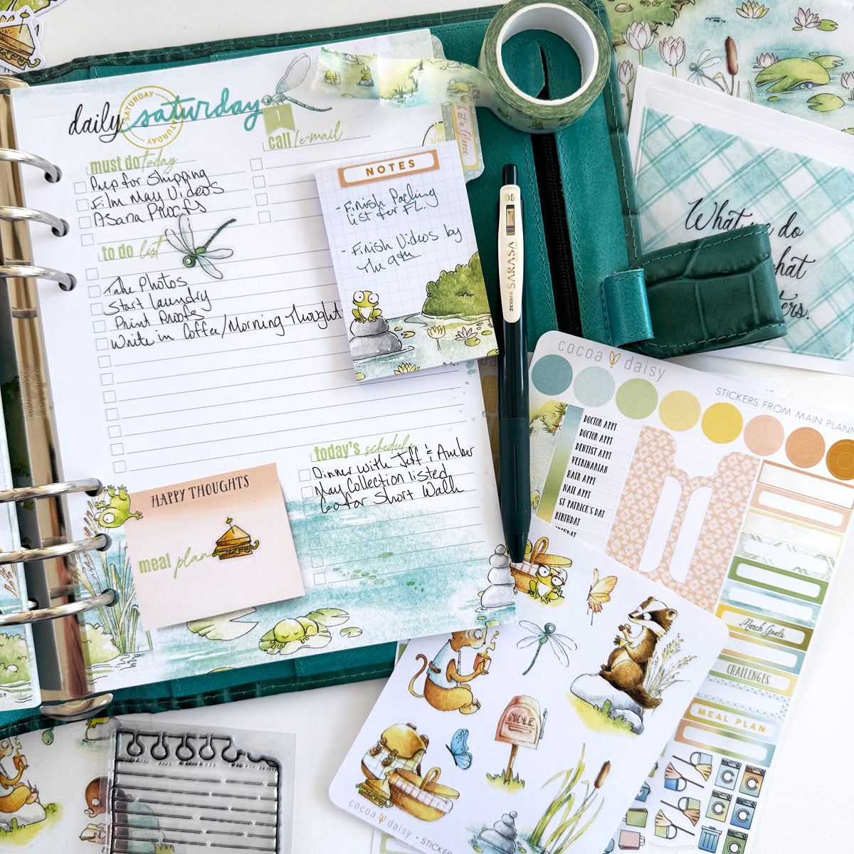 Willows Planner Kit - Choose your insert or notebook - March 2025