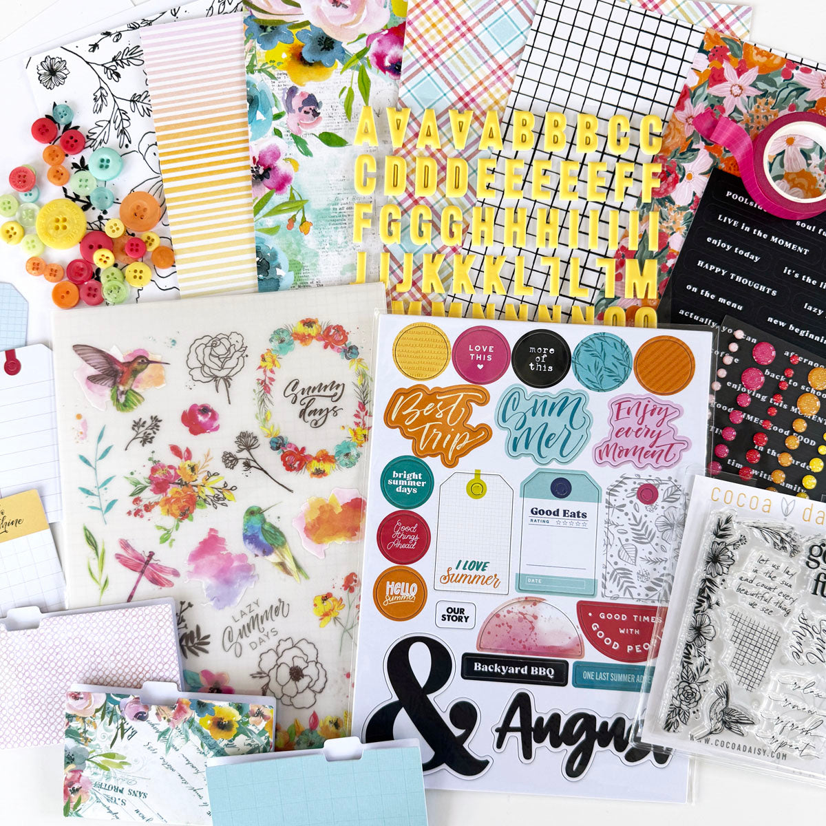 Sun-drenched Scrapbooking Kit - No Add Ons - August 2024