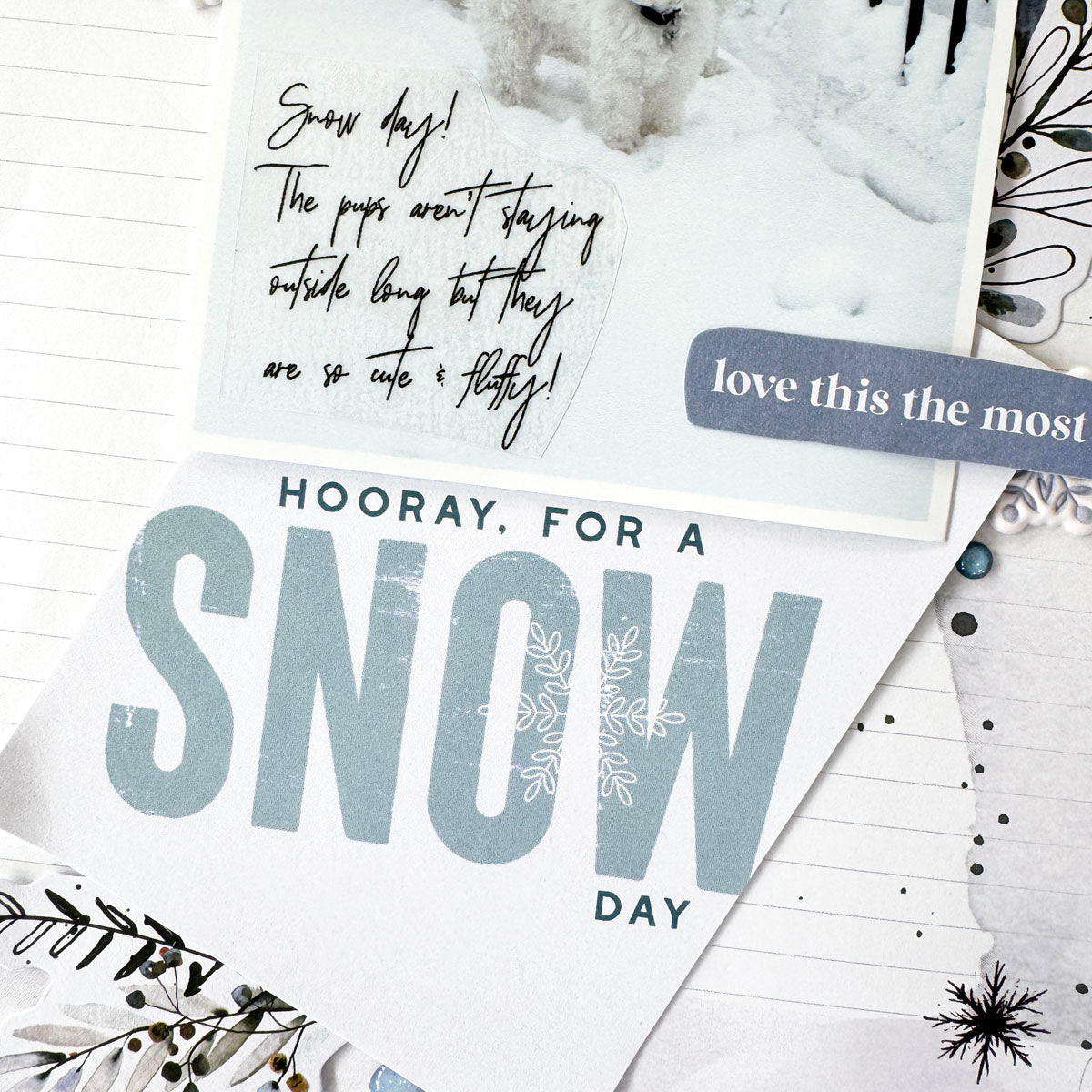 Nordic Nights Scrapbooking Kit - Choose Your Add On - January 2025