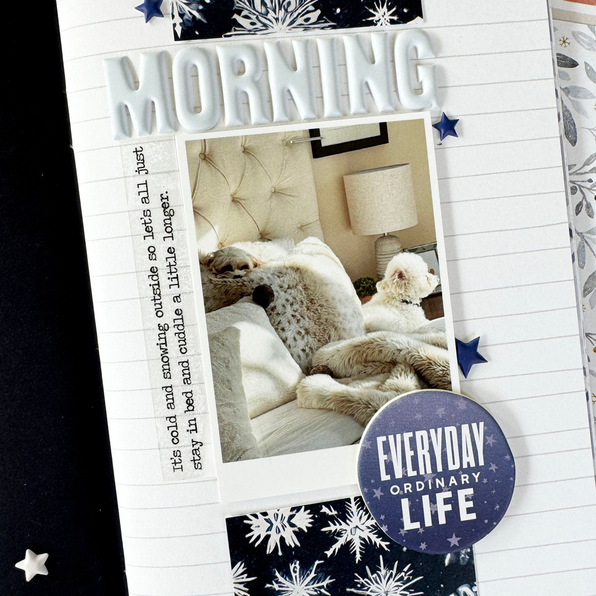 Nordic Nights Scrapbooking Kit - Choose Your Add On - January 2025