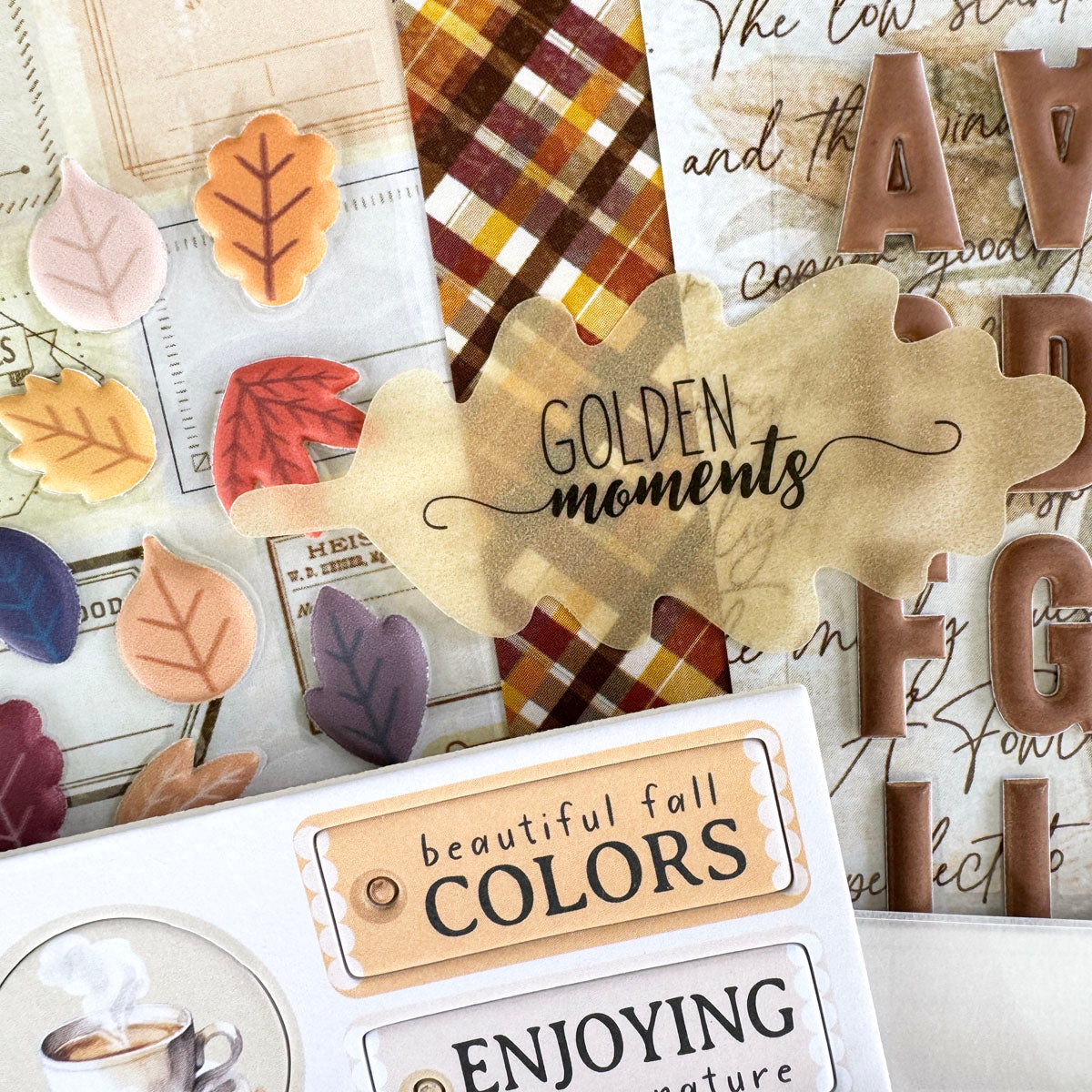 Cozy Season Scrapbooking Kit - Choose Your Add On - October 2024