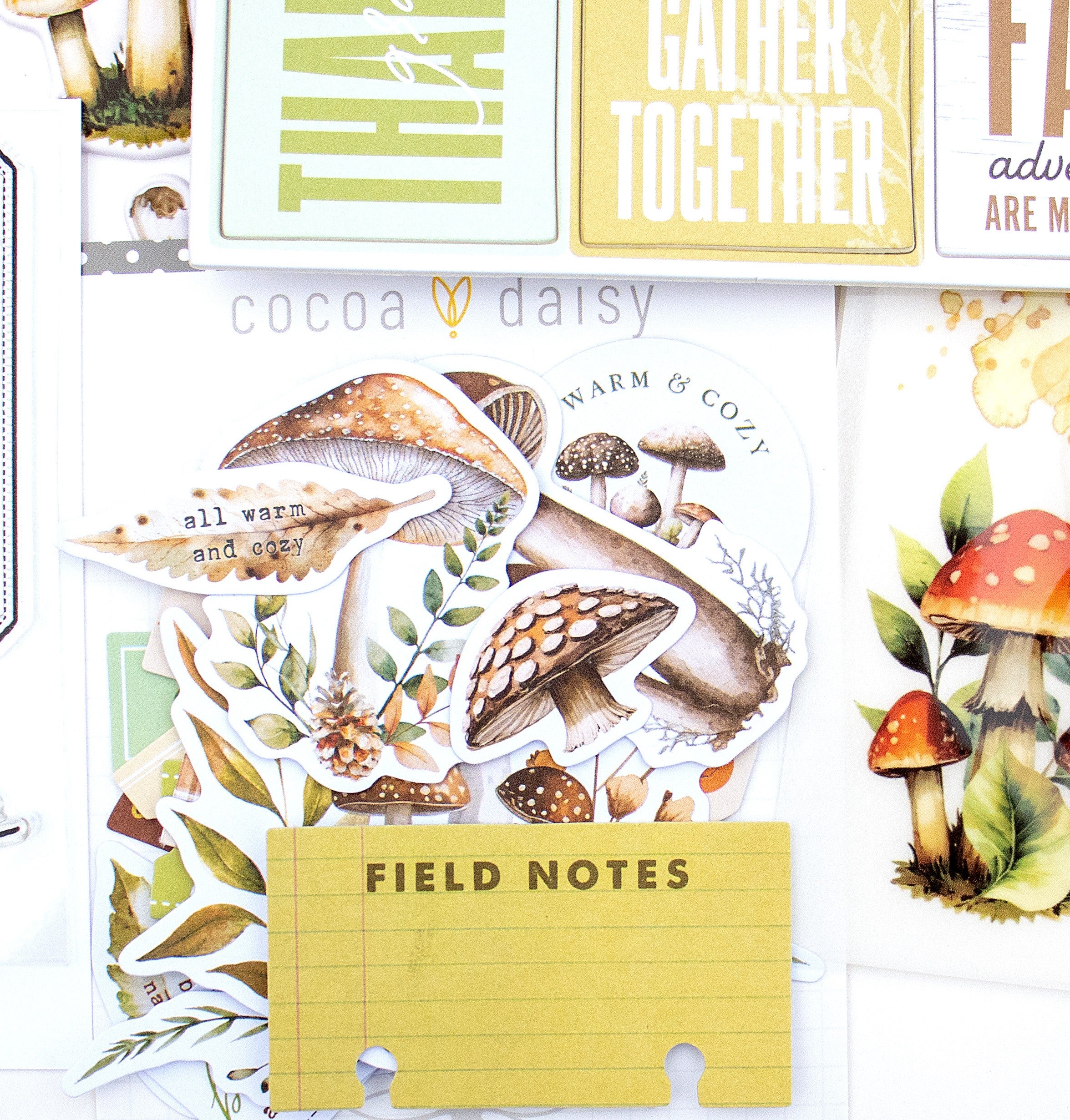 Moss & Mirth Die Cuts from the Scrapbooking Kit - November 2025