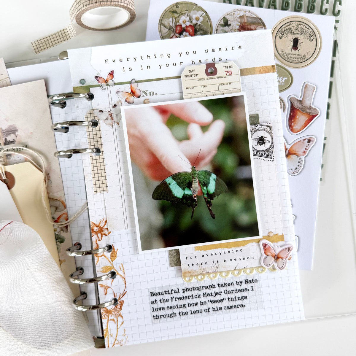 Little Bee Cottage Scrapbooking Kit - Choose Your Add On - September 2024