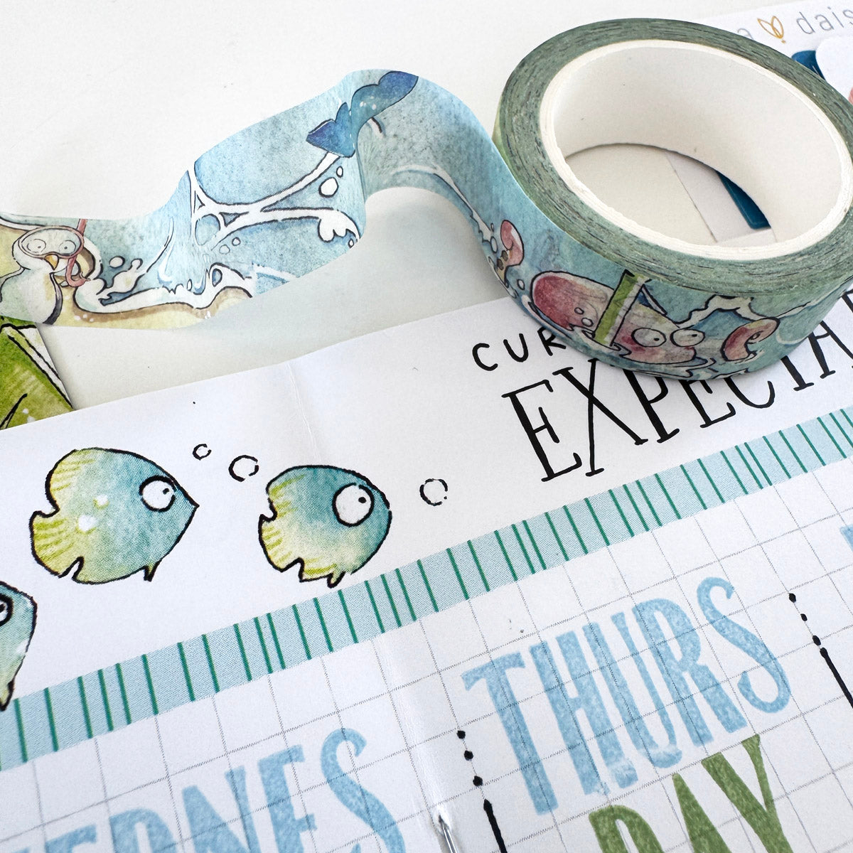 Coconut Cove "Sea Shore" 15mm Regular Main Planner Washi - July 2026