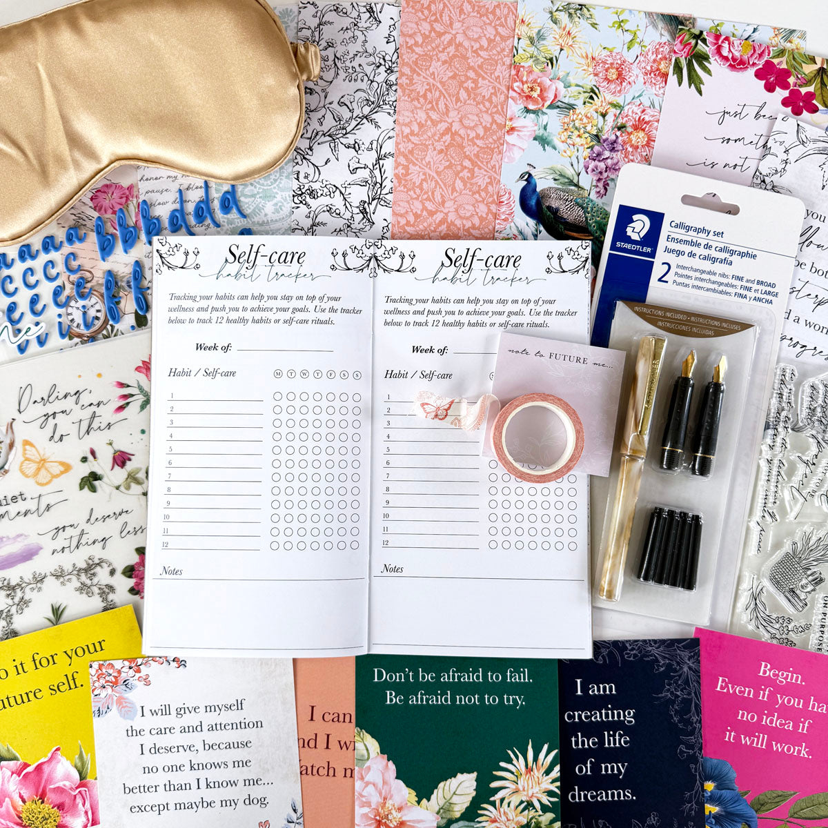 PREORDER: Penelope Self Care Bonus Kit and Sticker Kit Bundle - February 2024