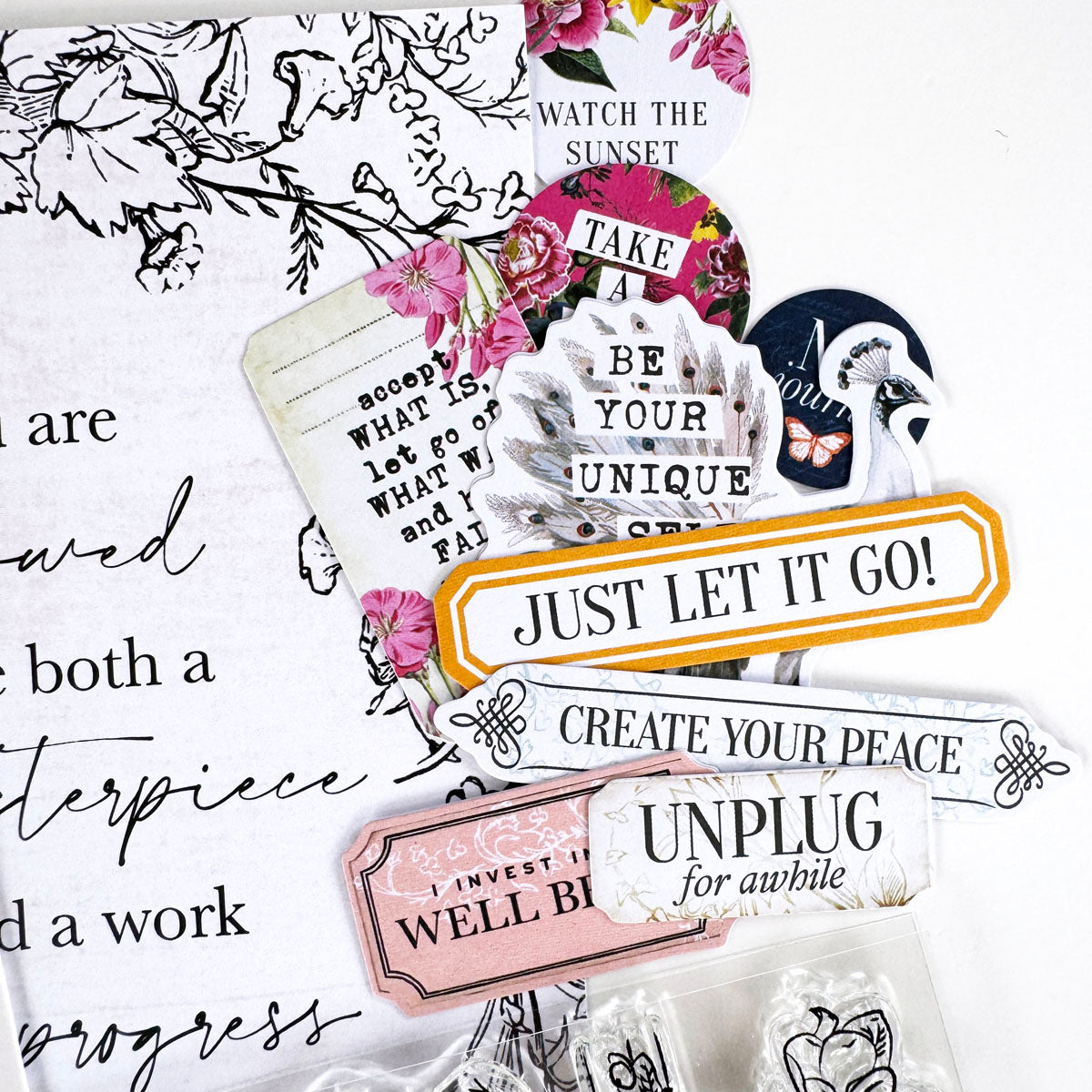 Penelope Self Care Bonus Kit and Sticker Kit Bundle - February 2024