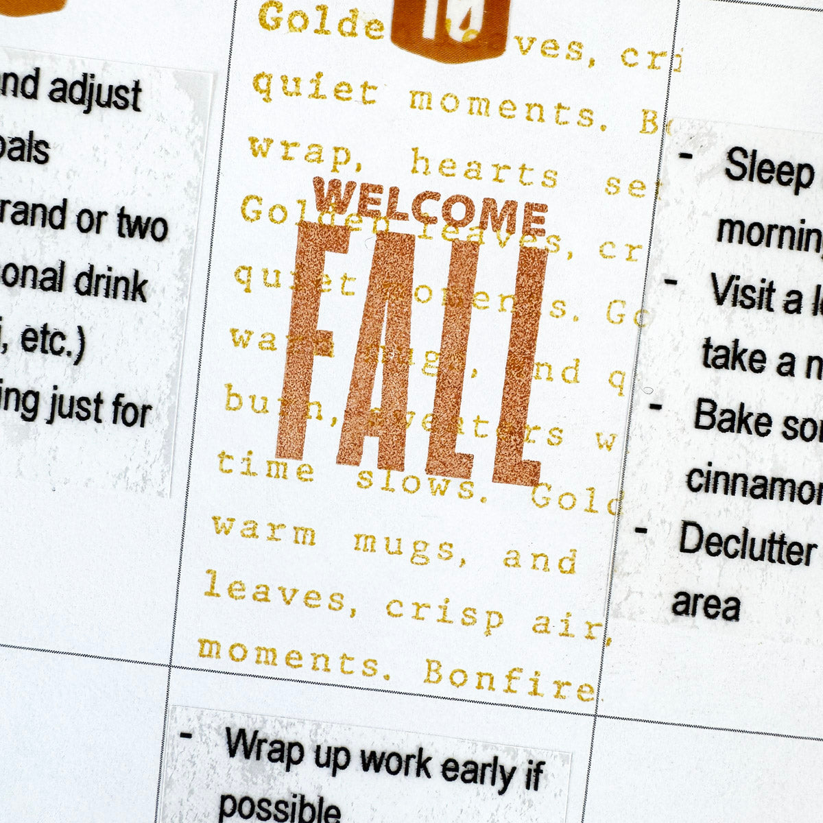 October Glow "October Mood" Stamp Set - October 2025