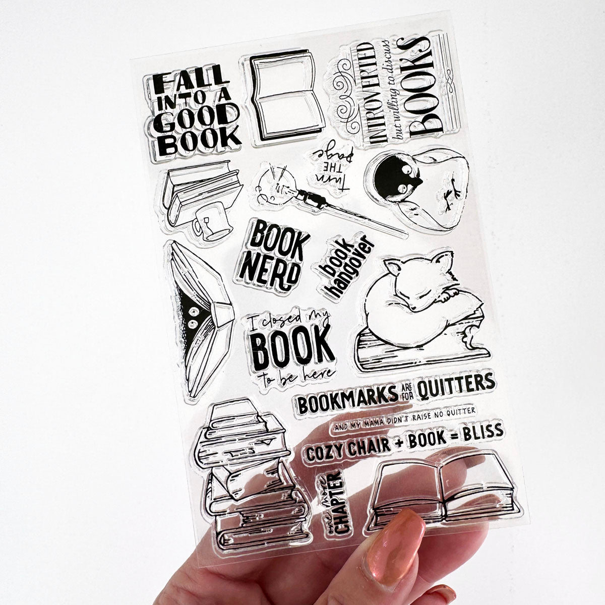 Chapters "Book Nerd" Stamp Set November 2024