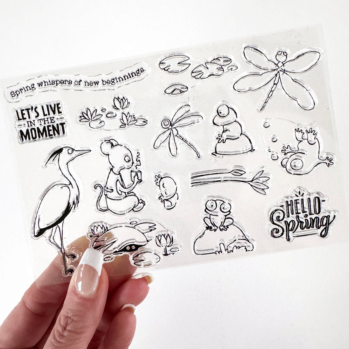 Willows "Hello Spring" Stamp Set - March 2025