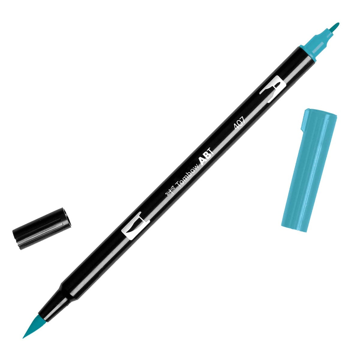 Tombow Dual Brush Pen Art Marker TIKI TEAL (407)