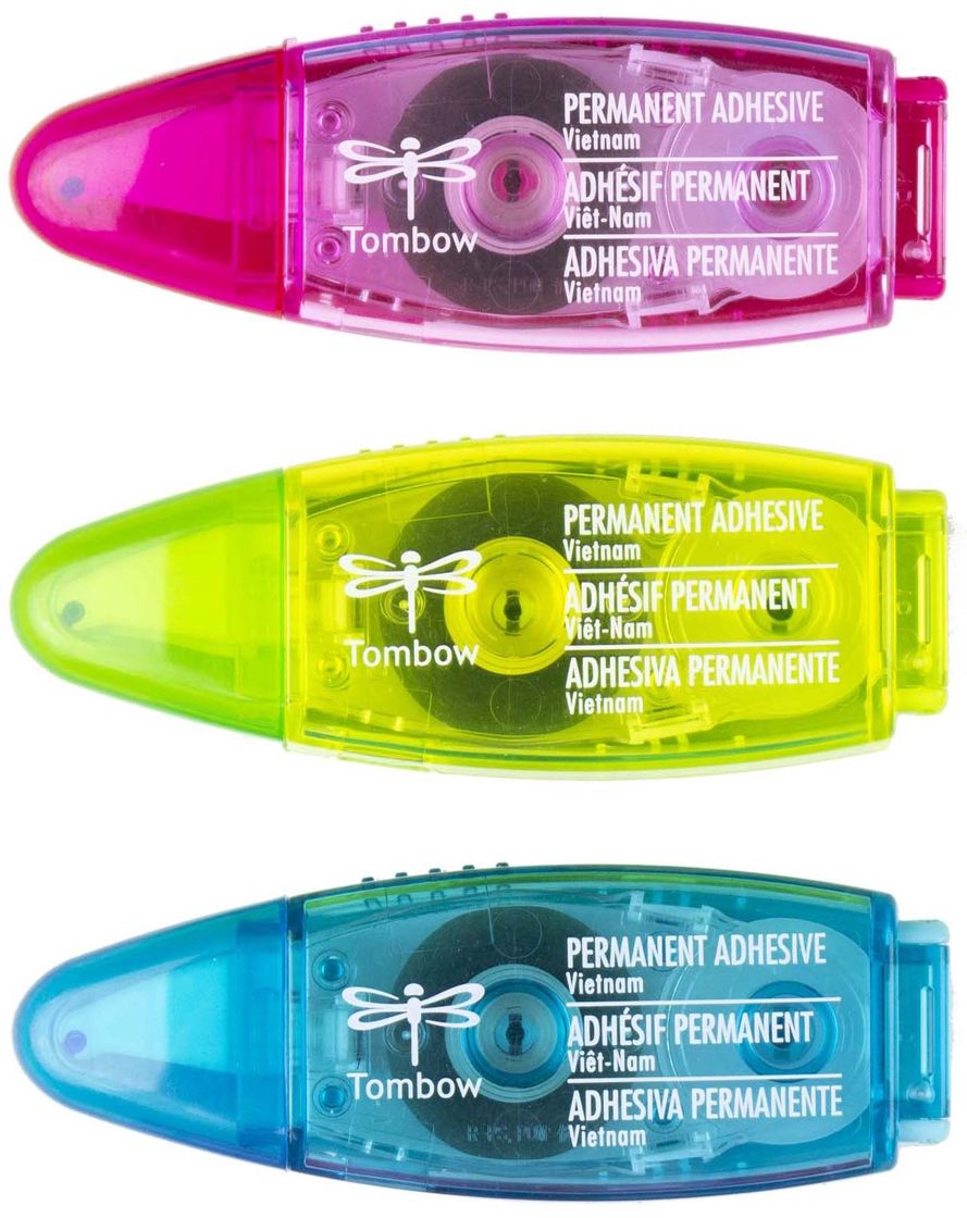 Tombow MONO Power Mini Glue Tape 3/Pkg