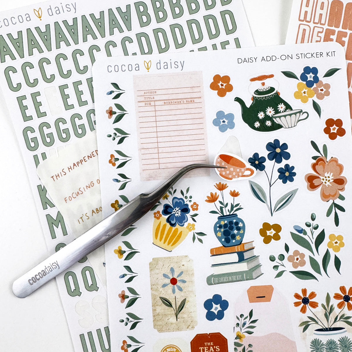 Cocoa Daisy Branded Angled Tweezers